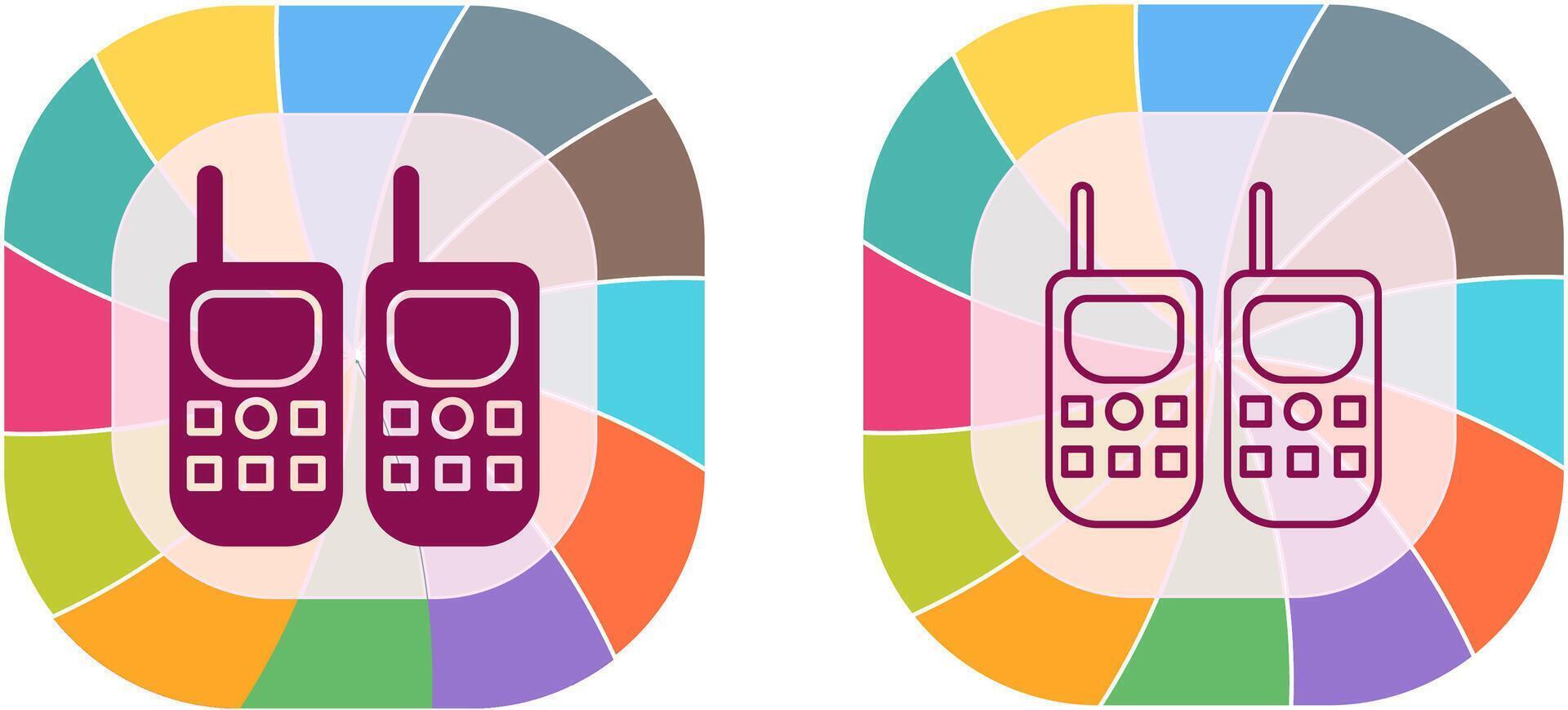 Walkie Talkie Icon Design vector