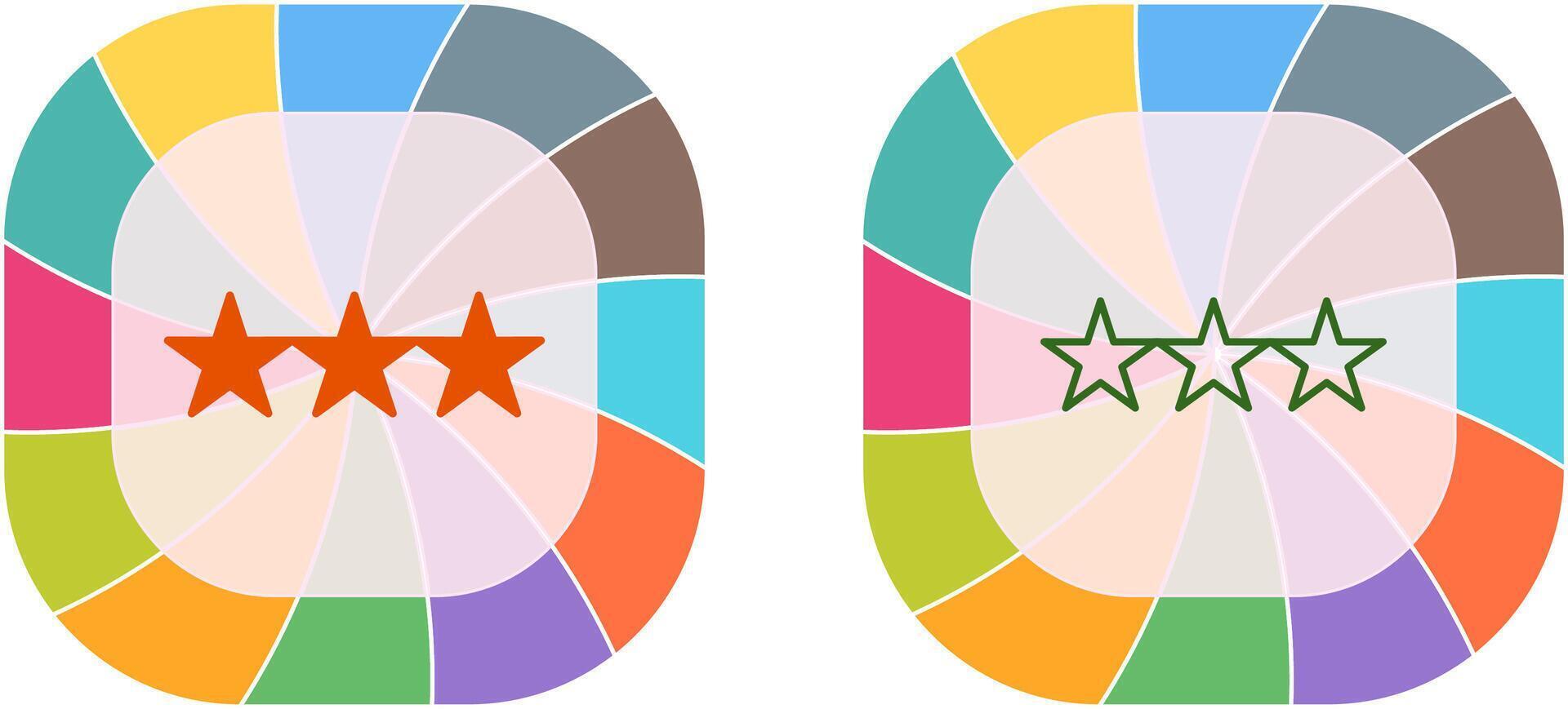 Stars Icon Design vector