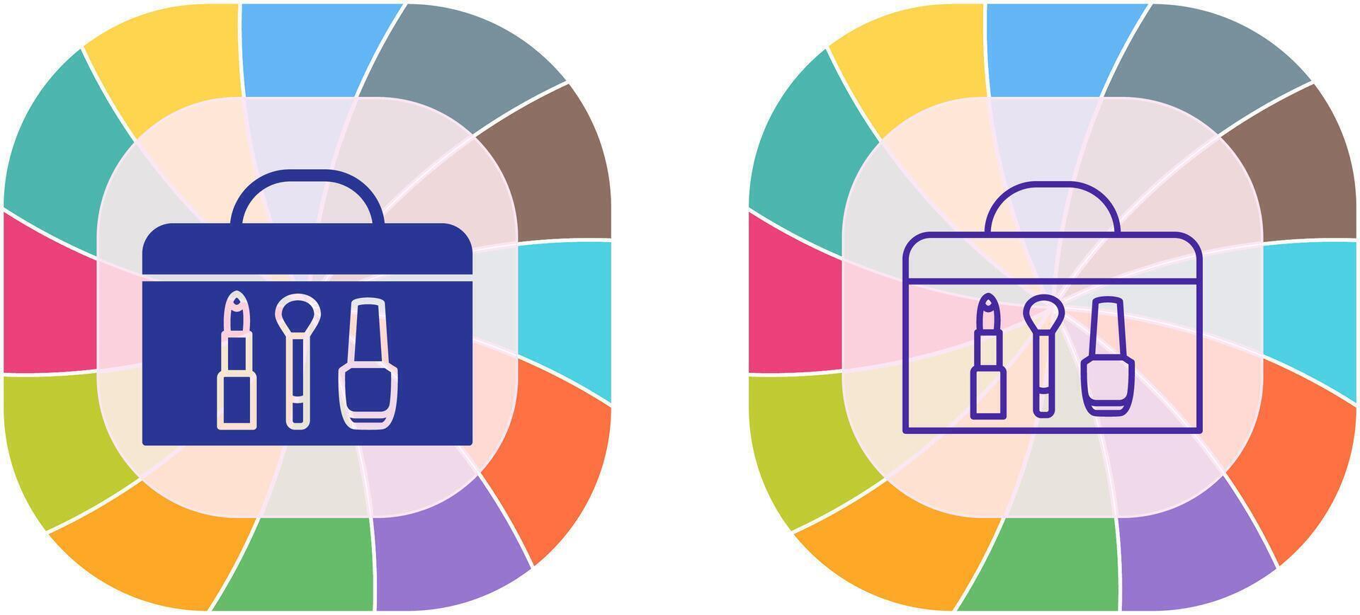 Cosmetics Box Icon Design vector