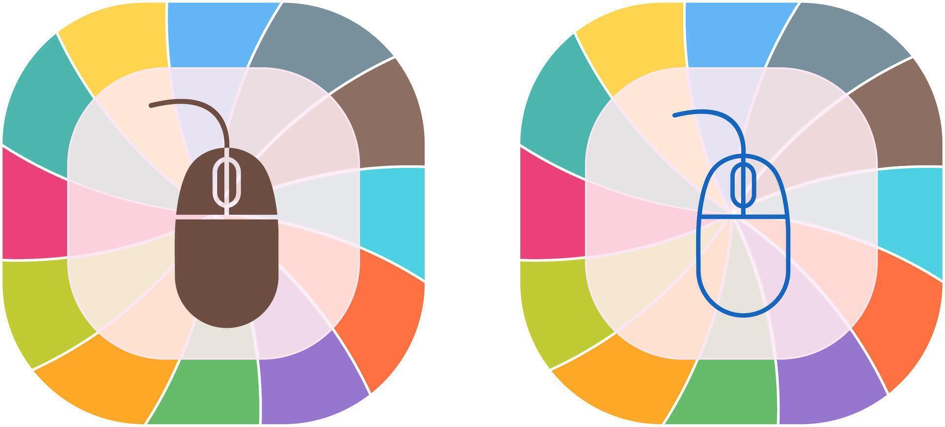 Mouse Icon Design vector