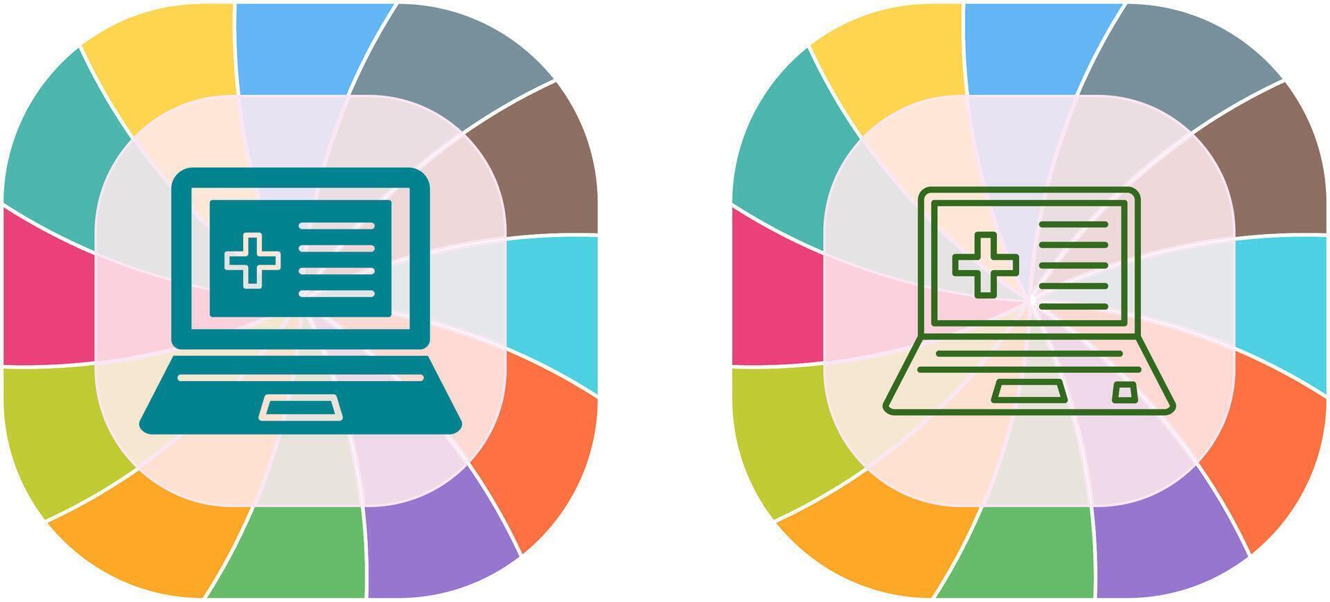 diseño de icono de computadora portátil vector