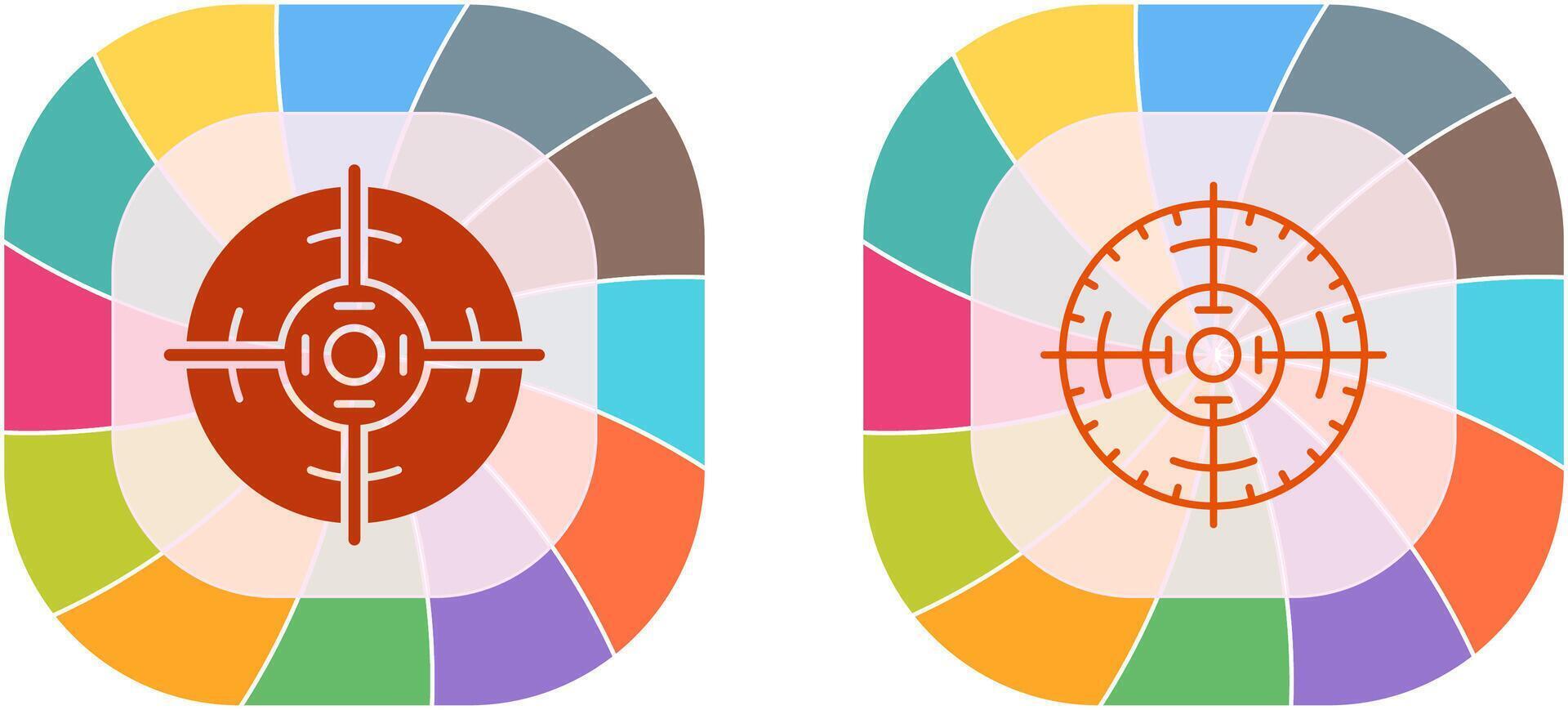 Target Icon Design vector