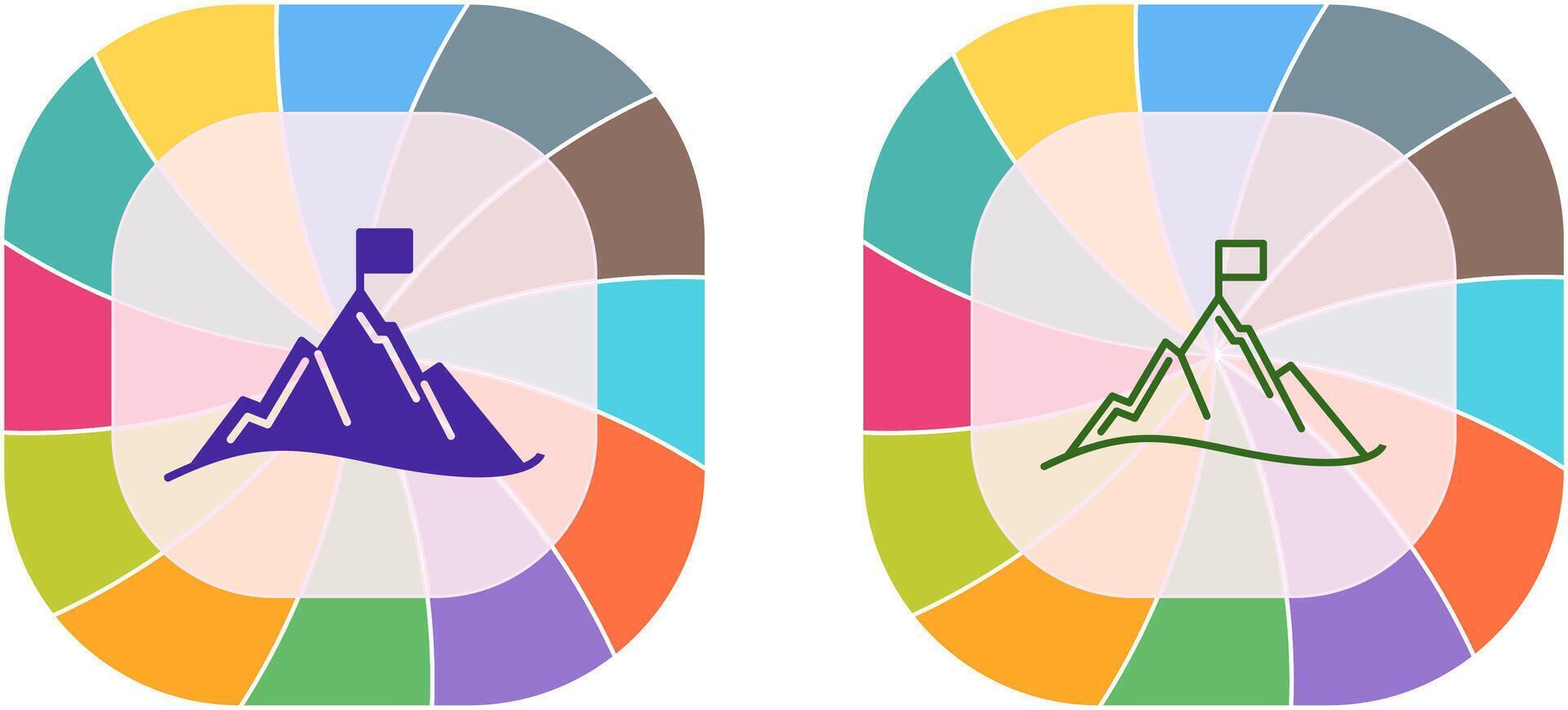 Mission Icon Design vector