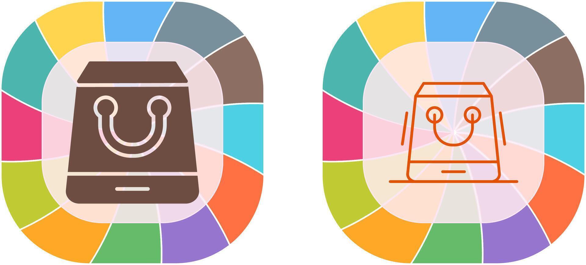Shopping Bag Icon Design vector