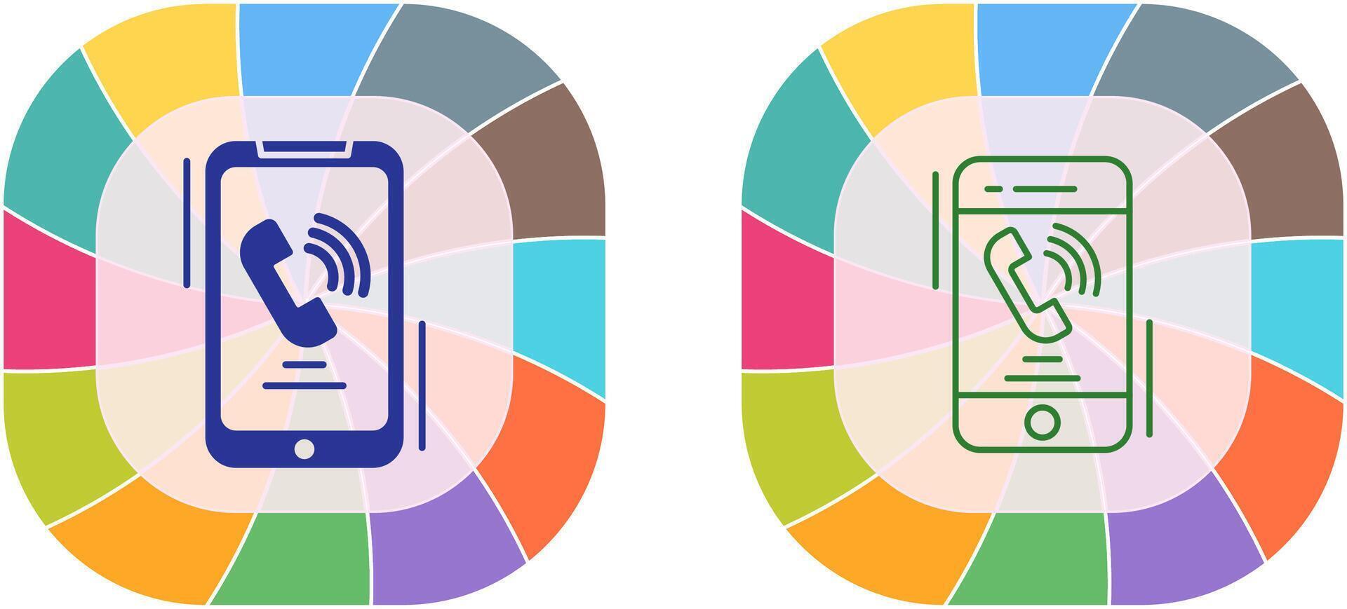 Incoming Call Icon Design vector