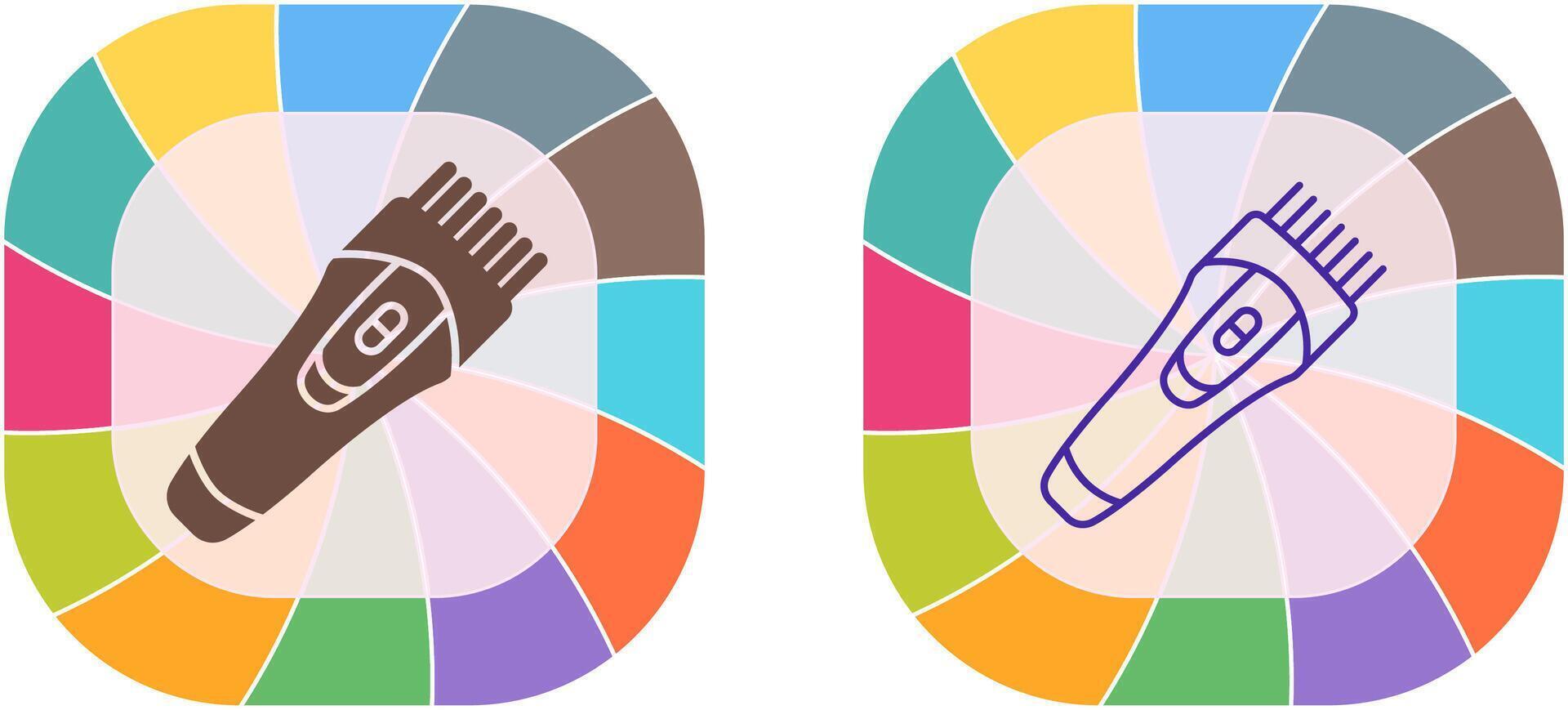 Trimmer Icon Design vector