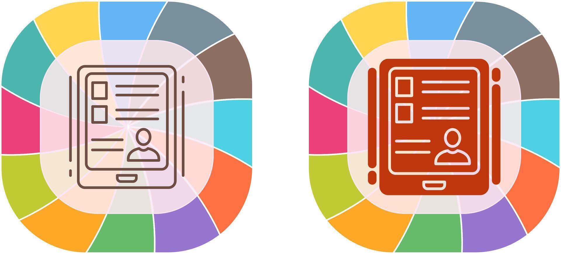 Tablet Icon Design vector