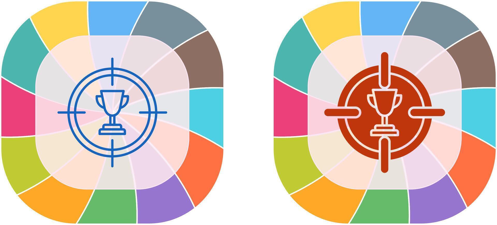 Target Icon Design vector