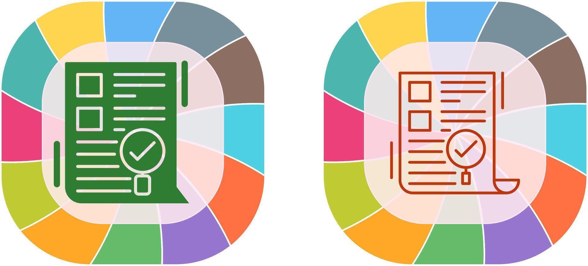 SEO Audit Icon Design vector