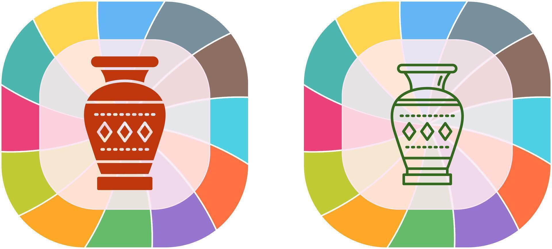Vase Icon Design vector