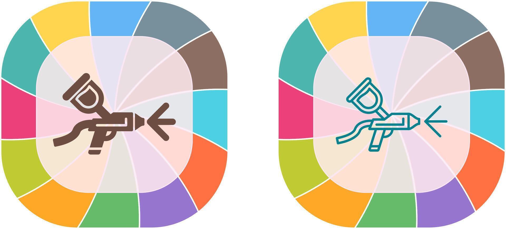 Airbrush Icon Design vector