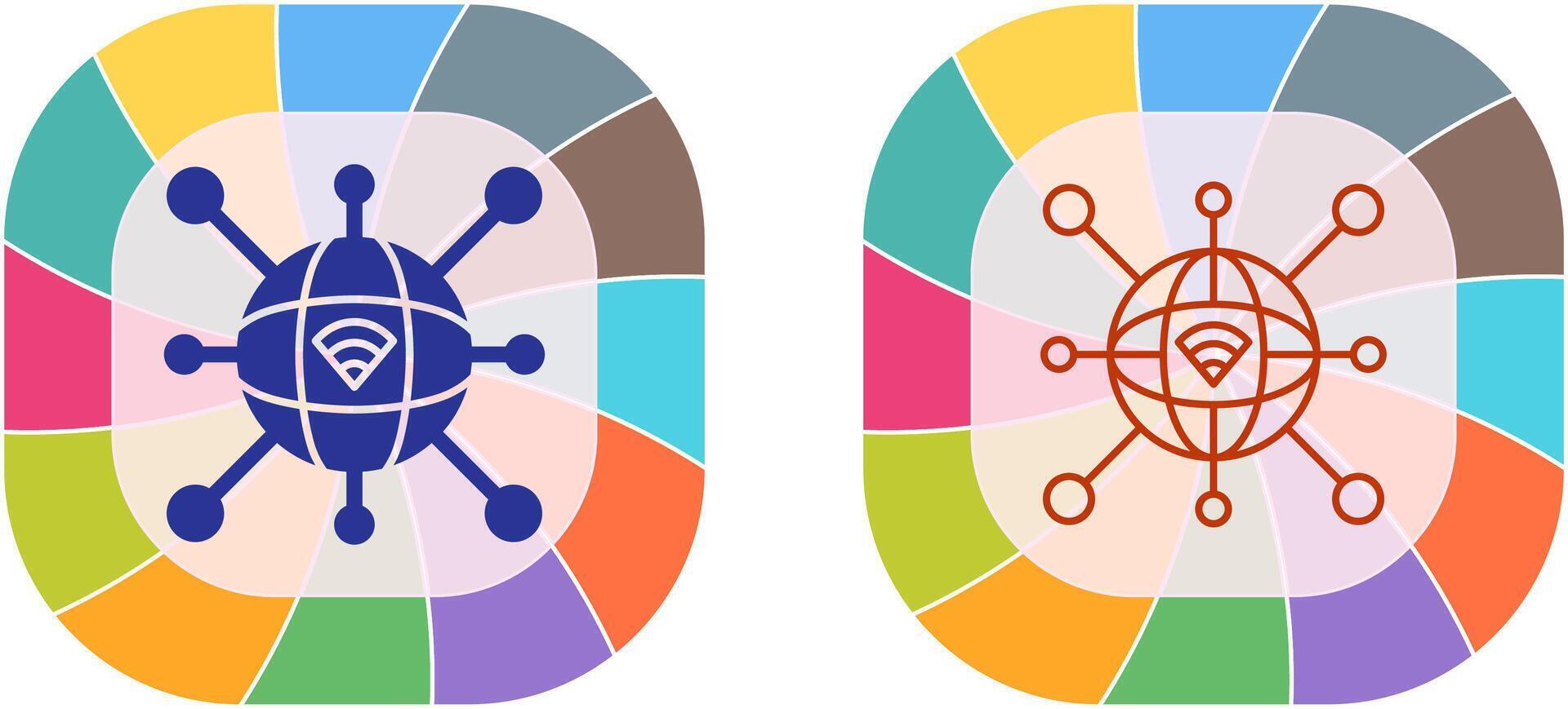 Internet Icon Design vector