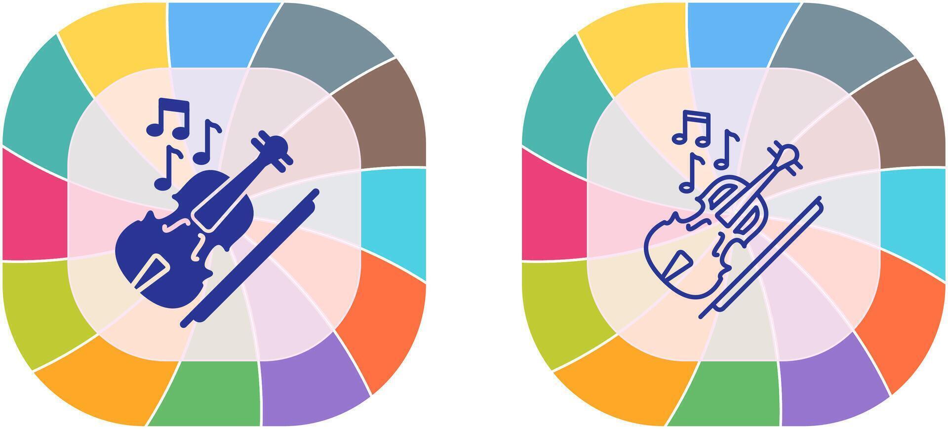 Violin Icon Design vector