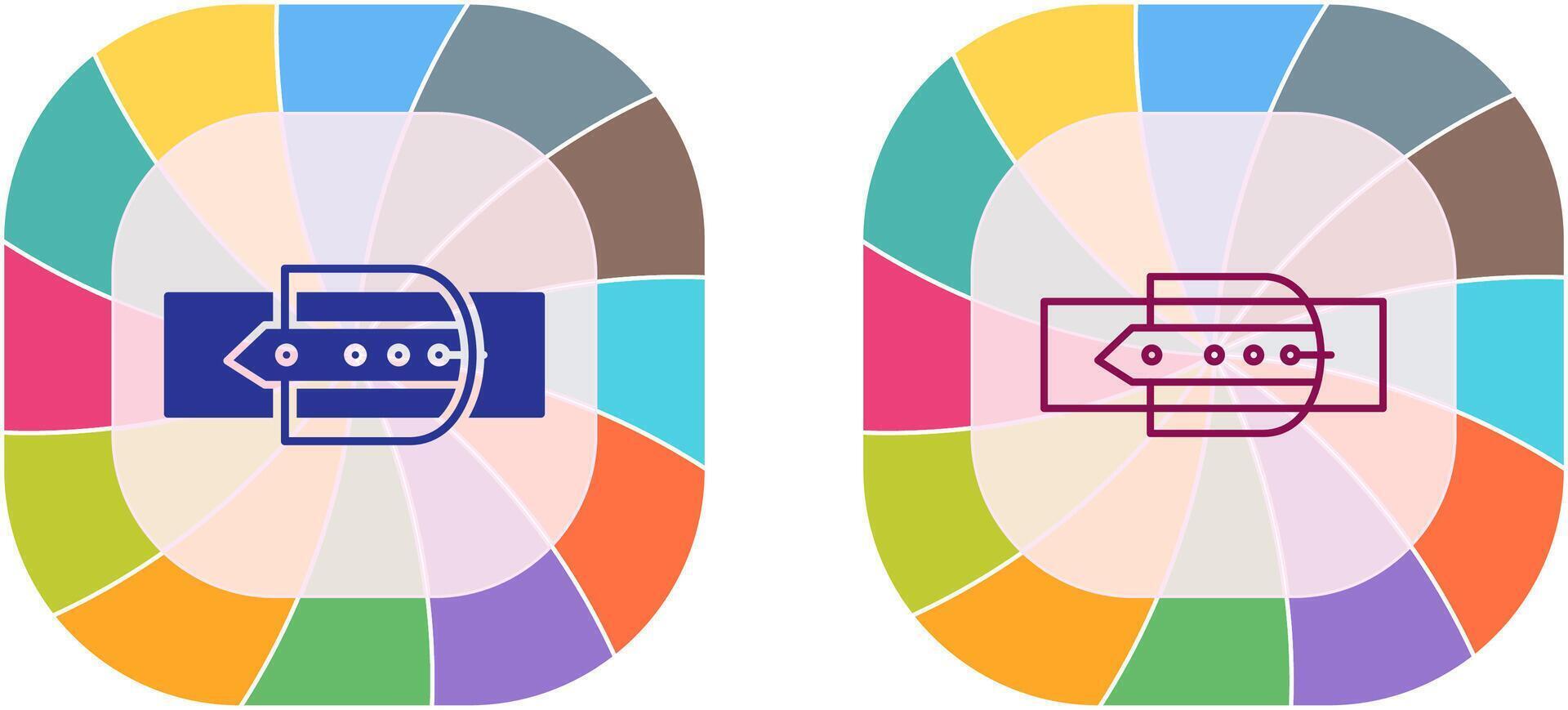 Belt Icon Design vector