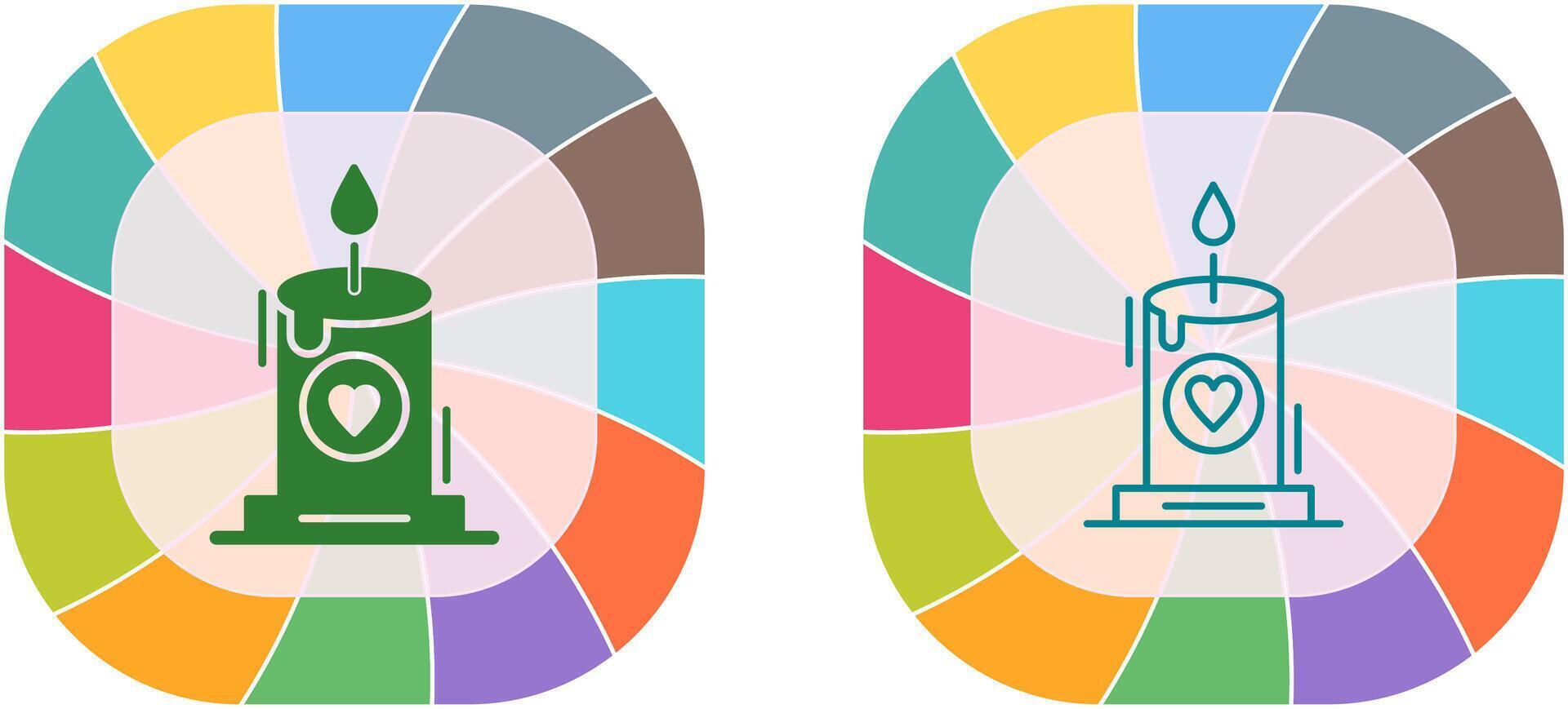 Candle Icon Design vector