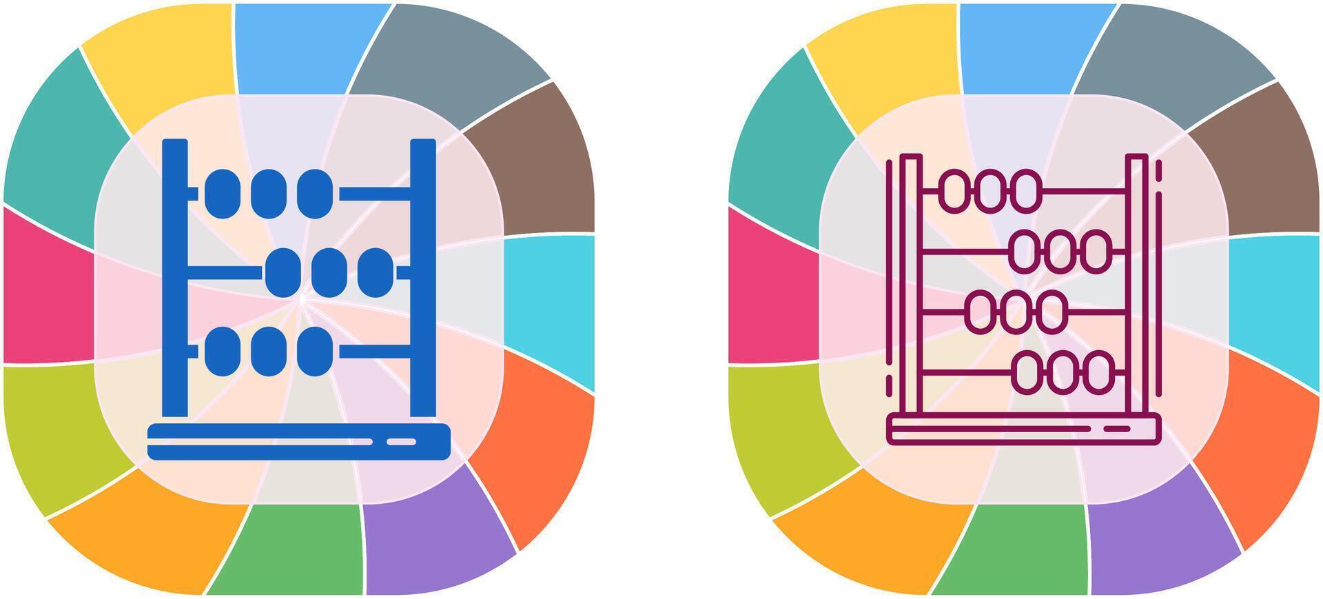 Abacus Icon Design vector
