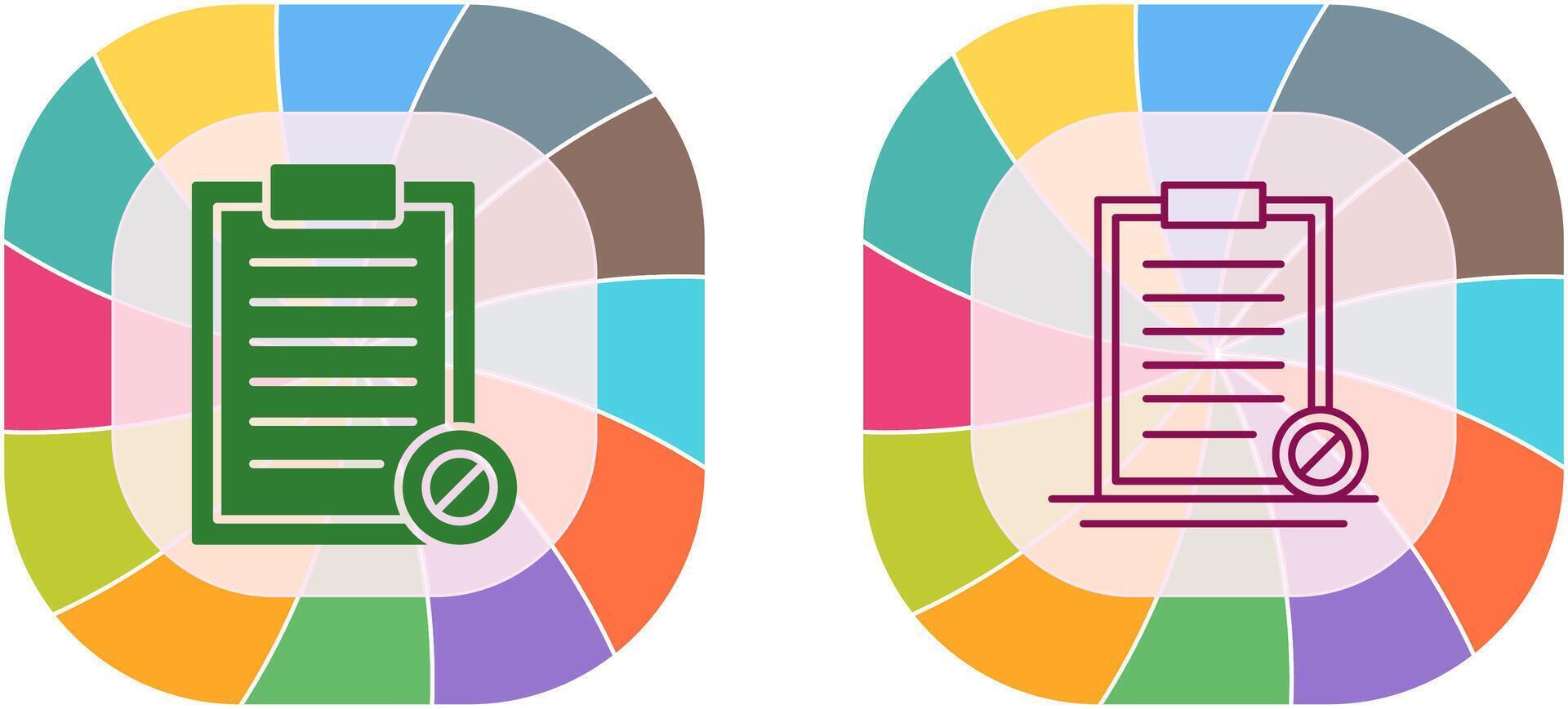 Prohibition Icon Design vector