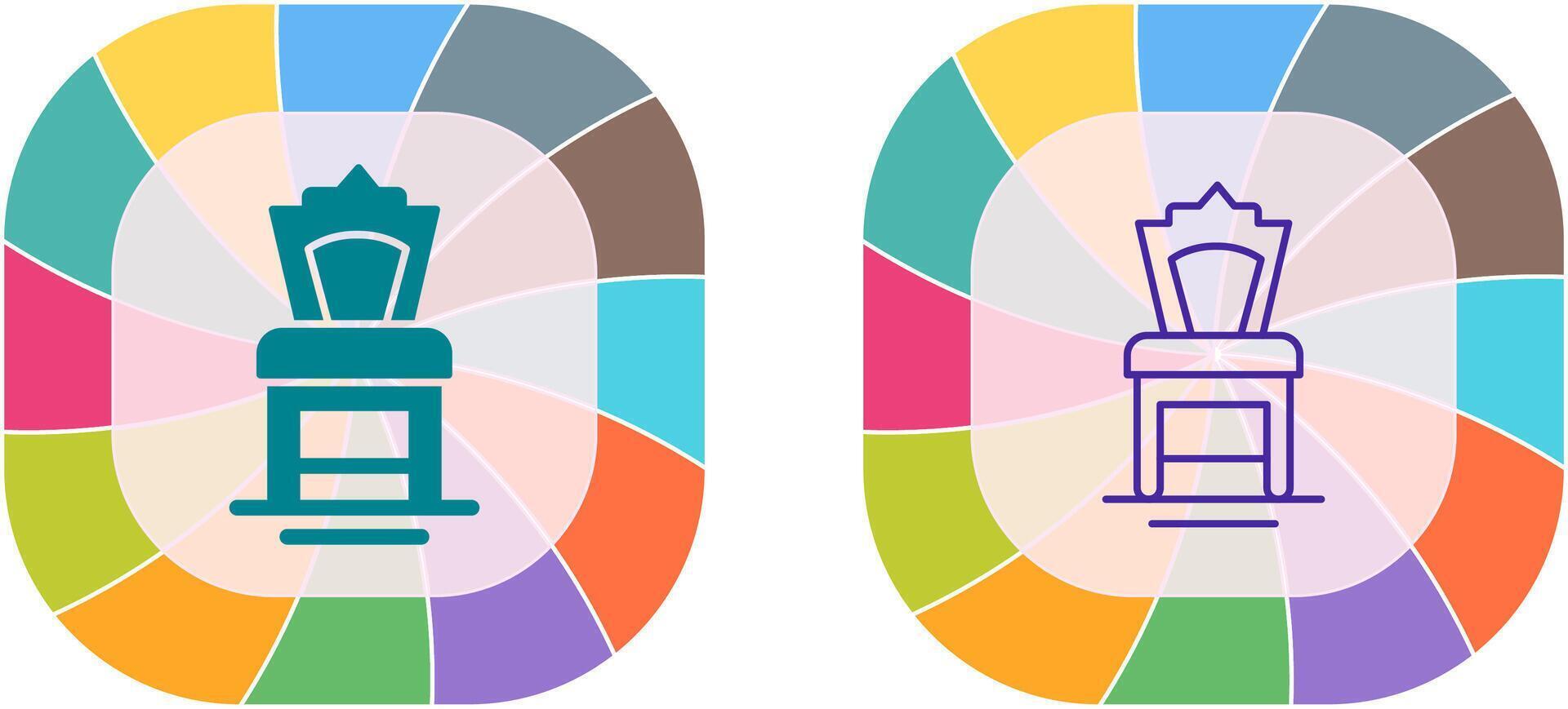Chair Icon Design vector