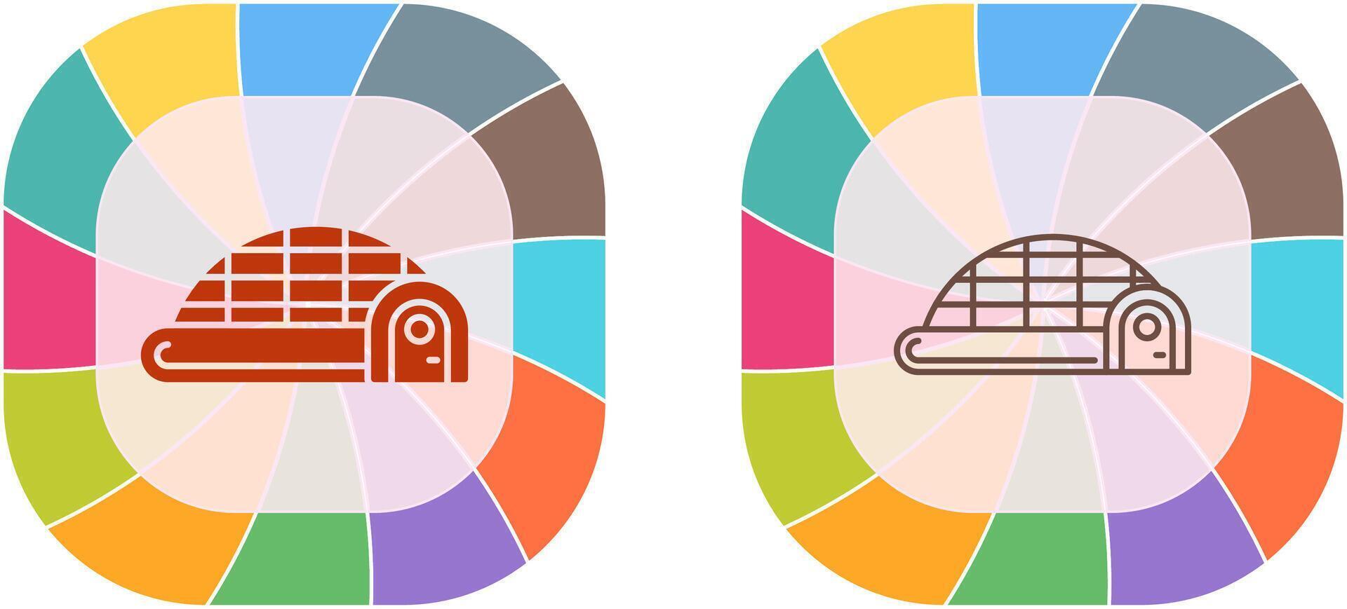 Igloo Icon Design vector