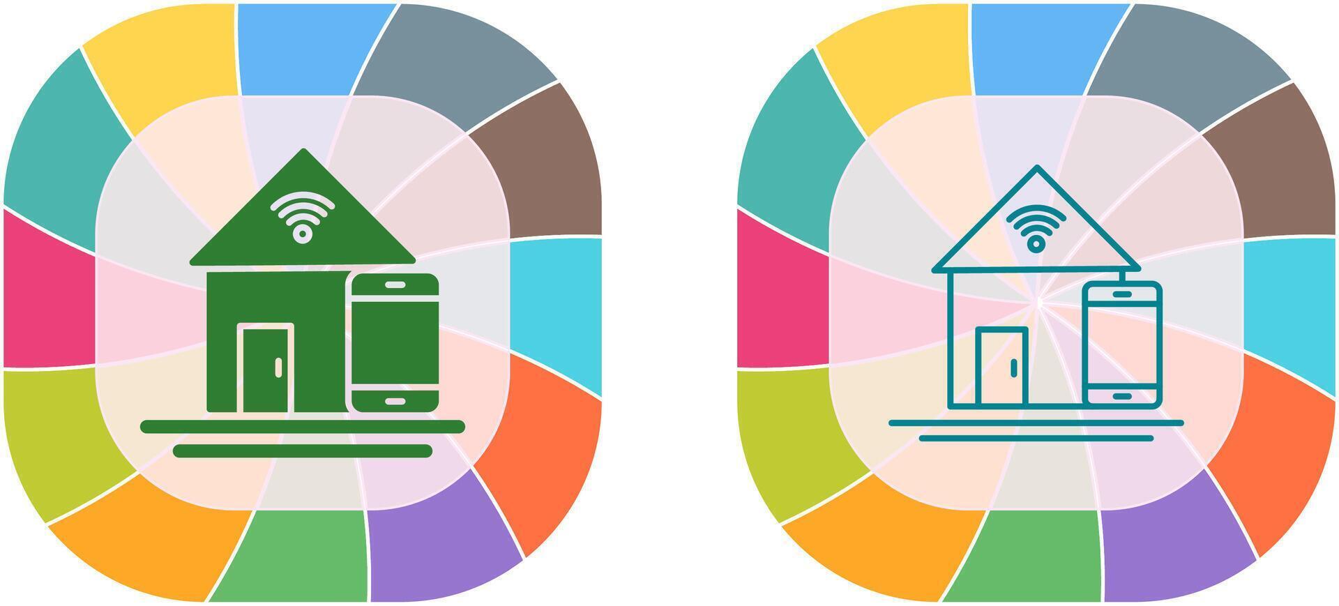 Home Automation Icon Design vector