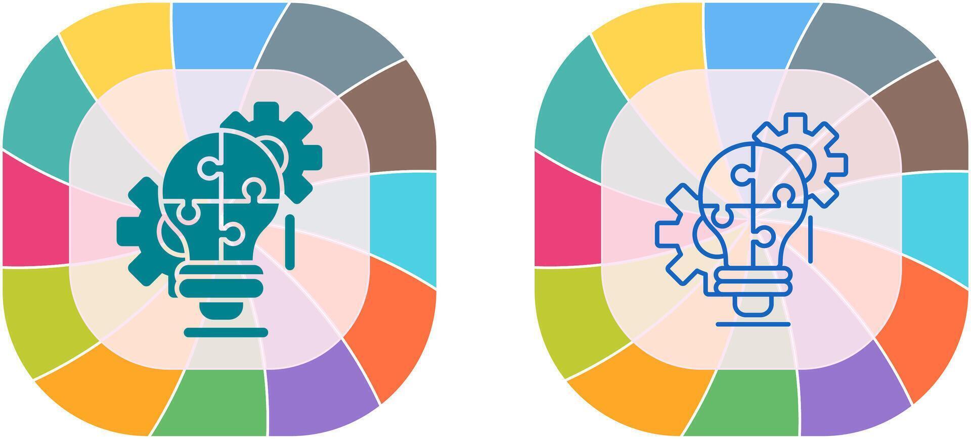 Problem Solving Icon Design vector