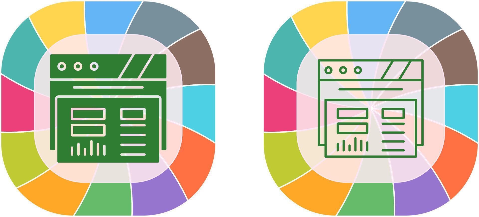 Dashboard Icon Design vector