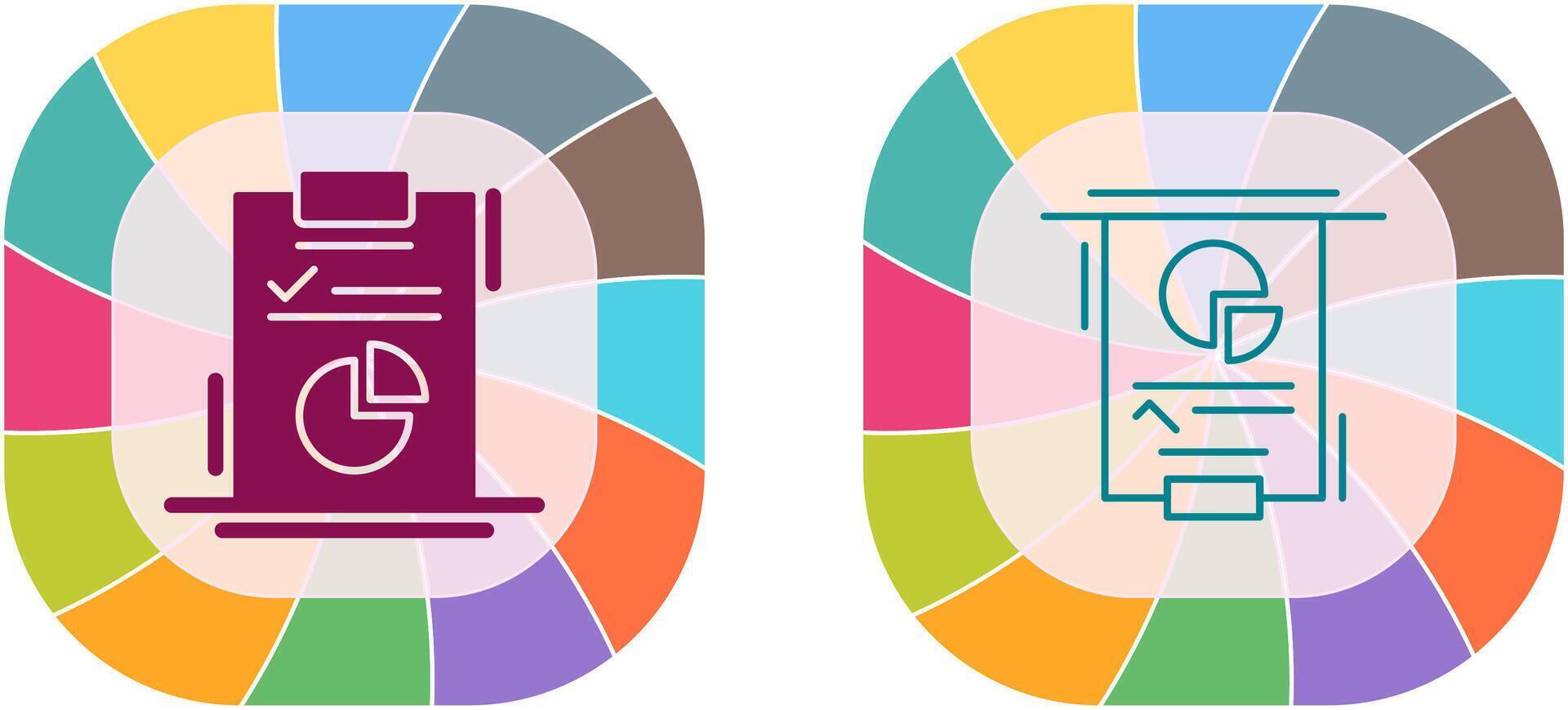 diseño de icono de diagrama vector