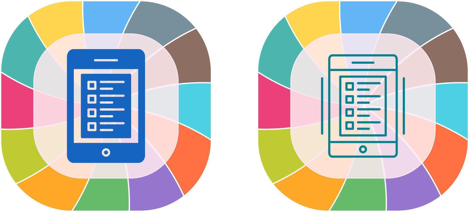 Online Test Icon Design vector