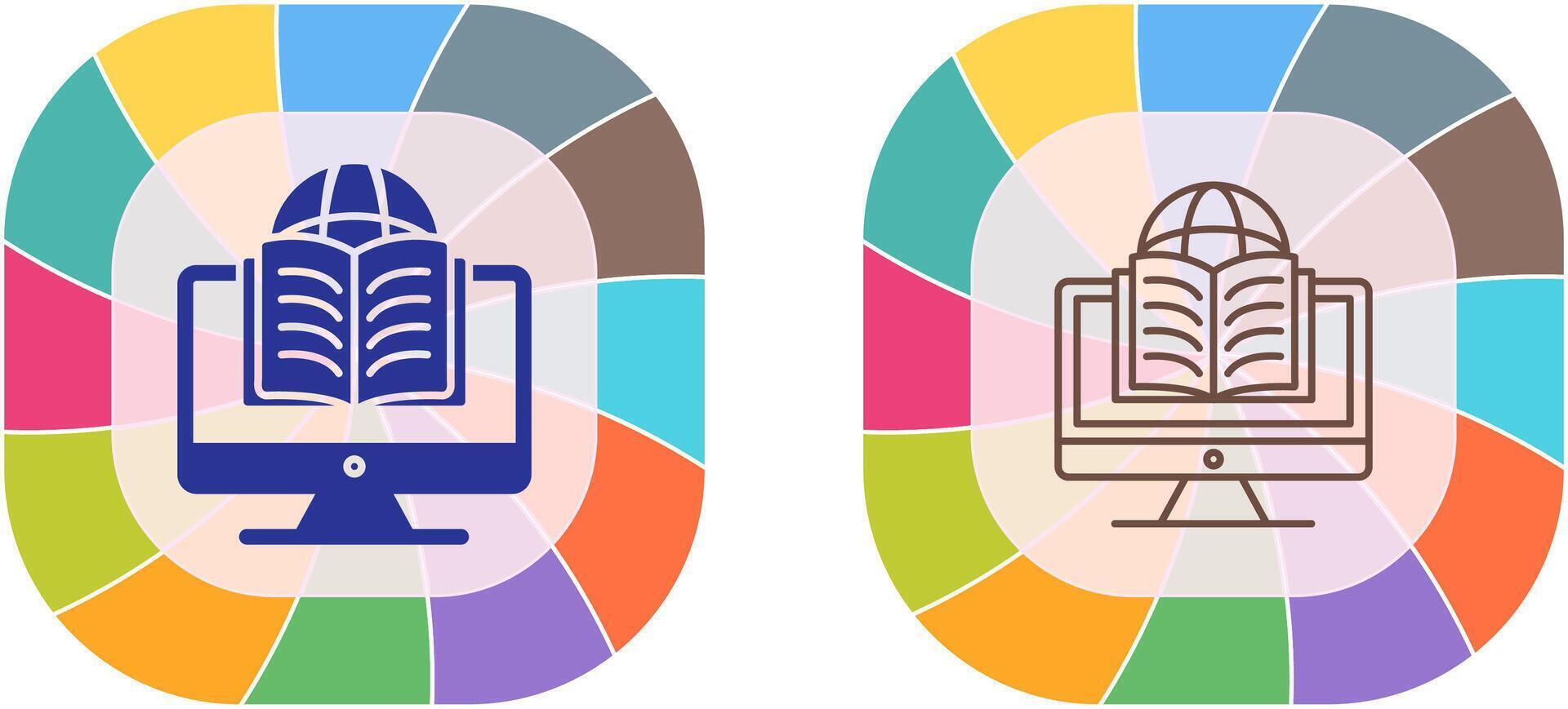 Learning Icon Design vector