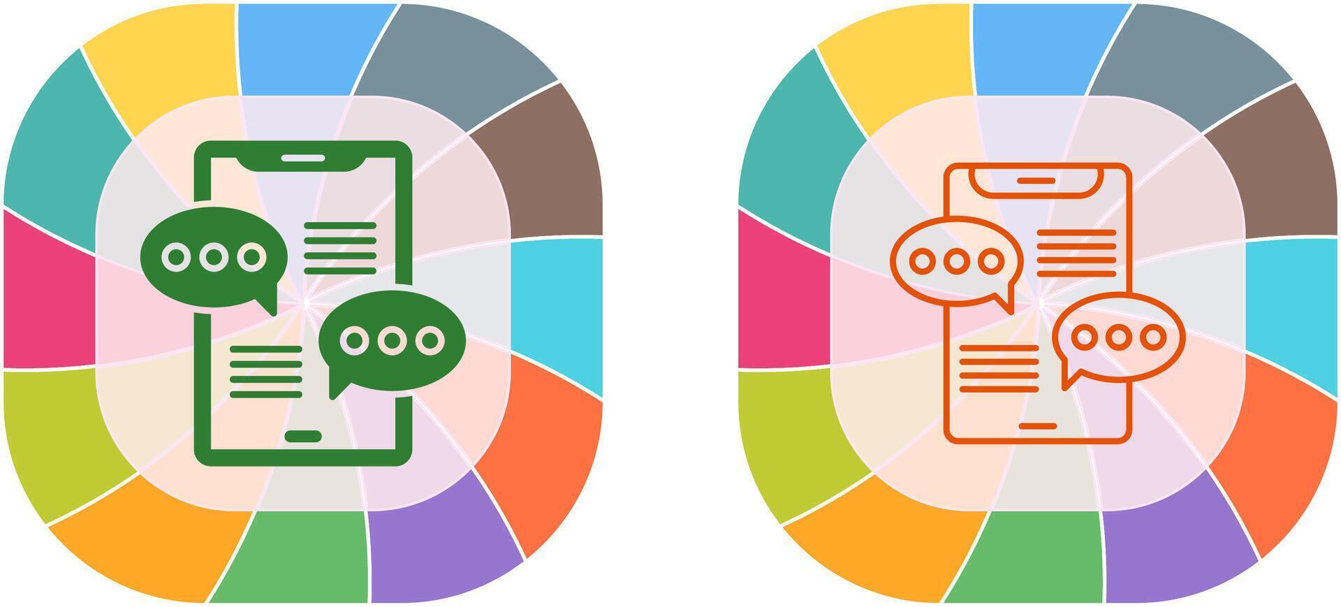Chat Icon Design vector