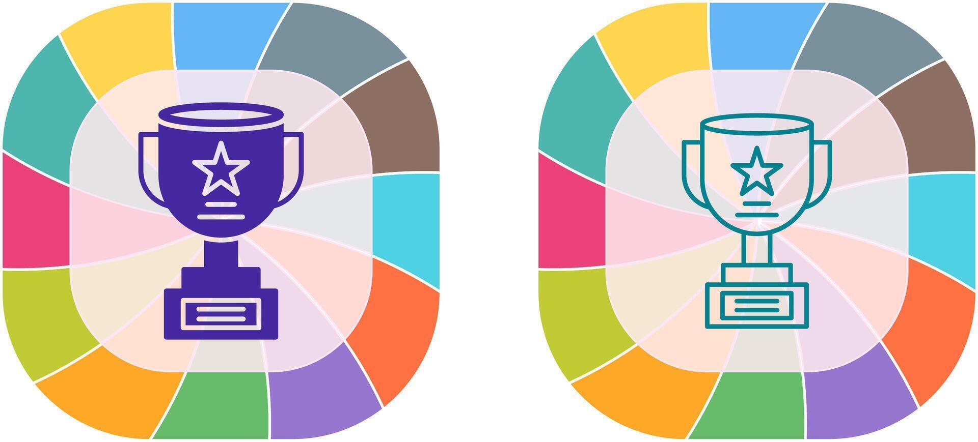 Trophy Icon Design vector