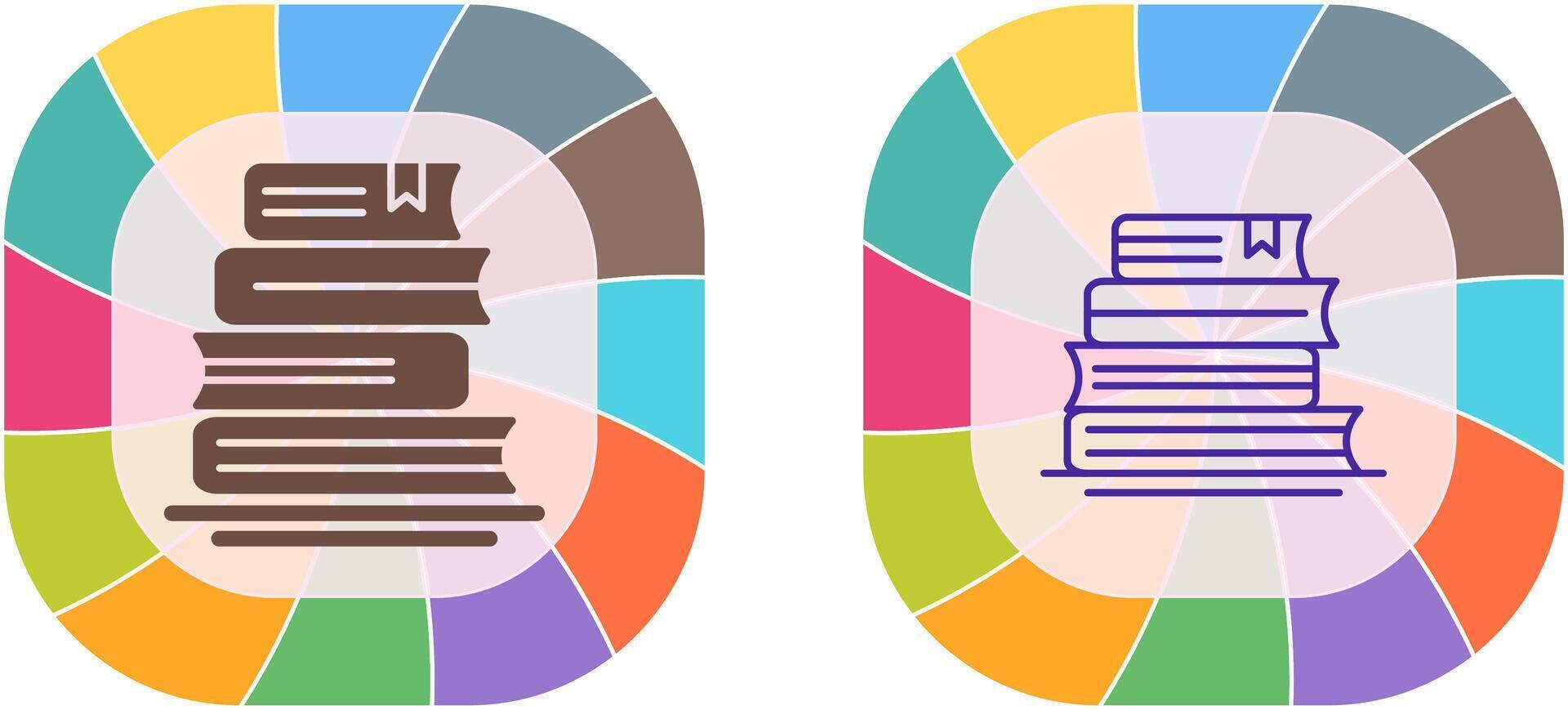 Books Icon Design vector