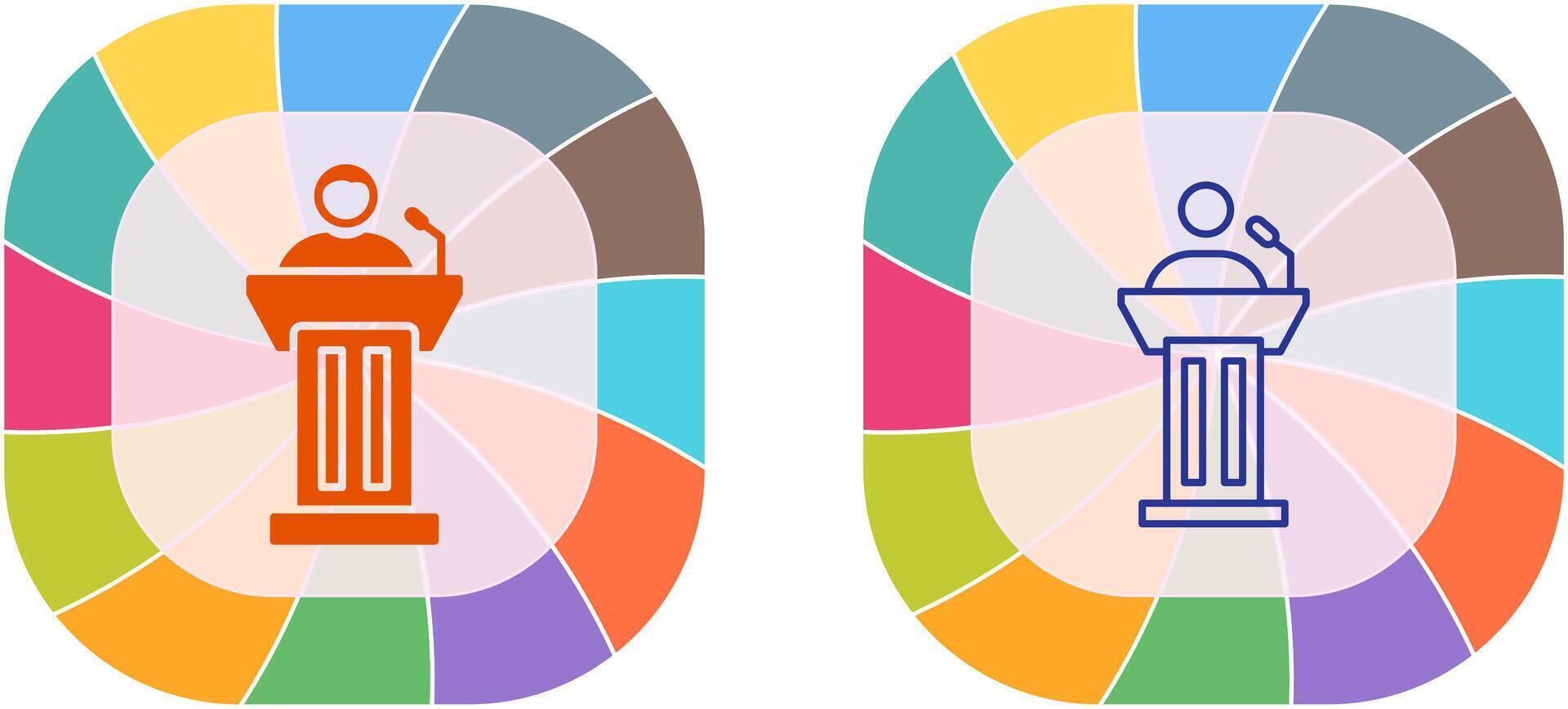 Podium Icon Design vector