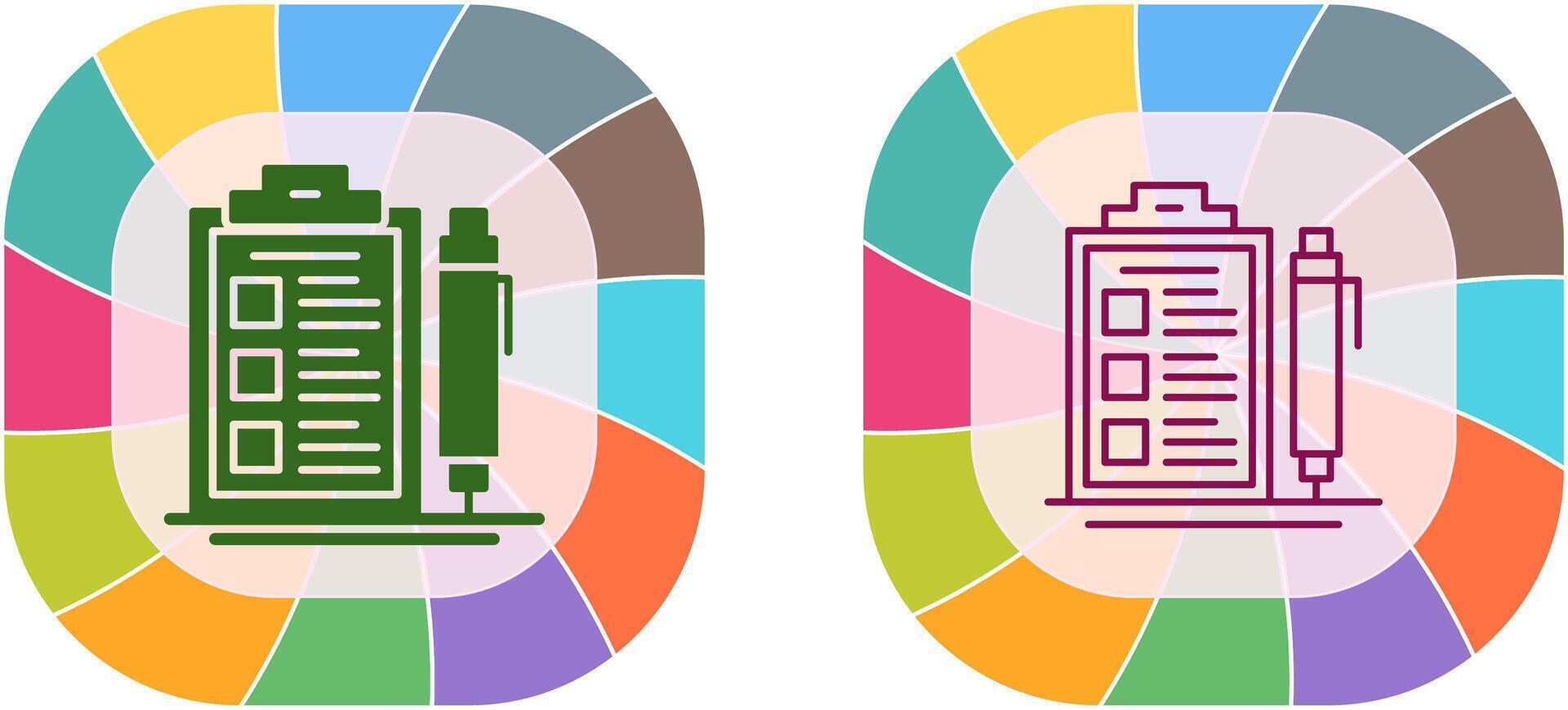 Check List Icon Design vector