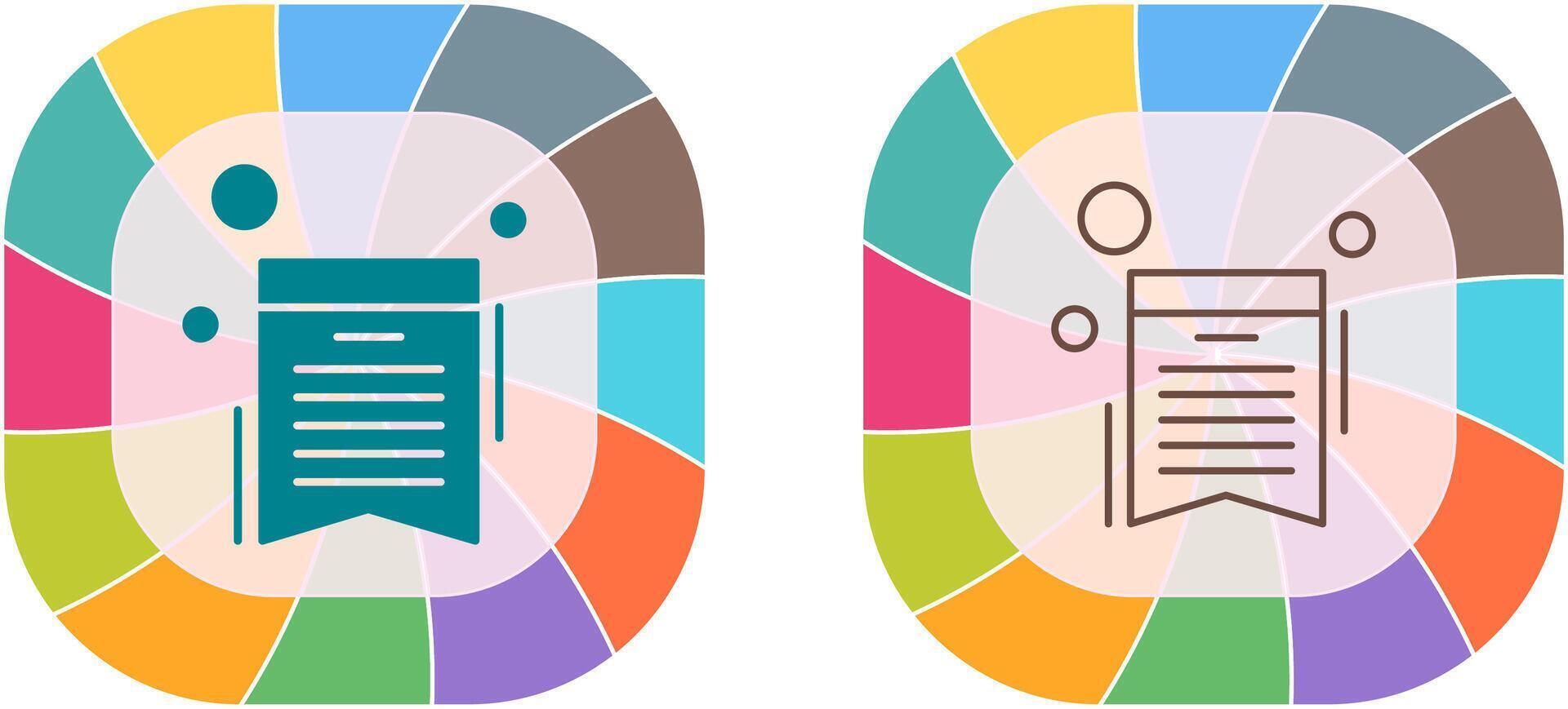 Wishlist Icon Design vector