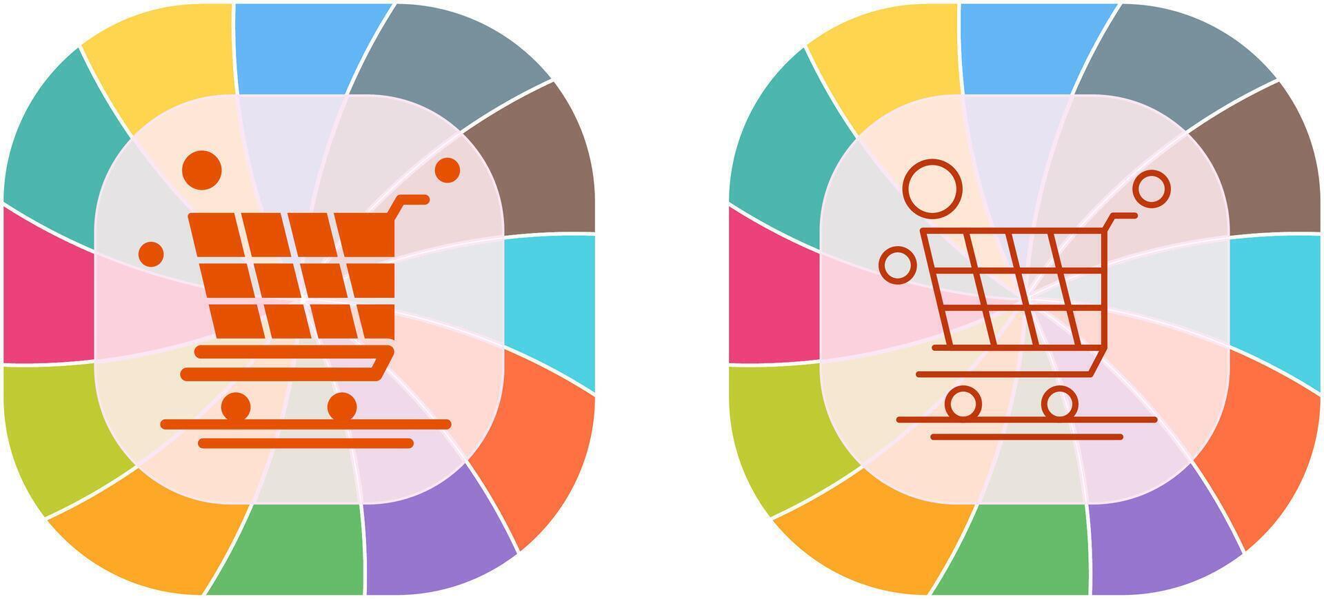 Trolley Icon Design vector