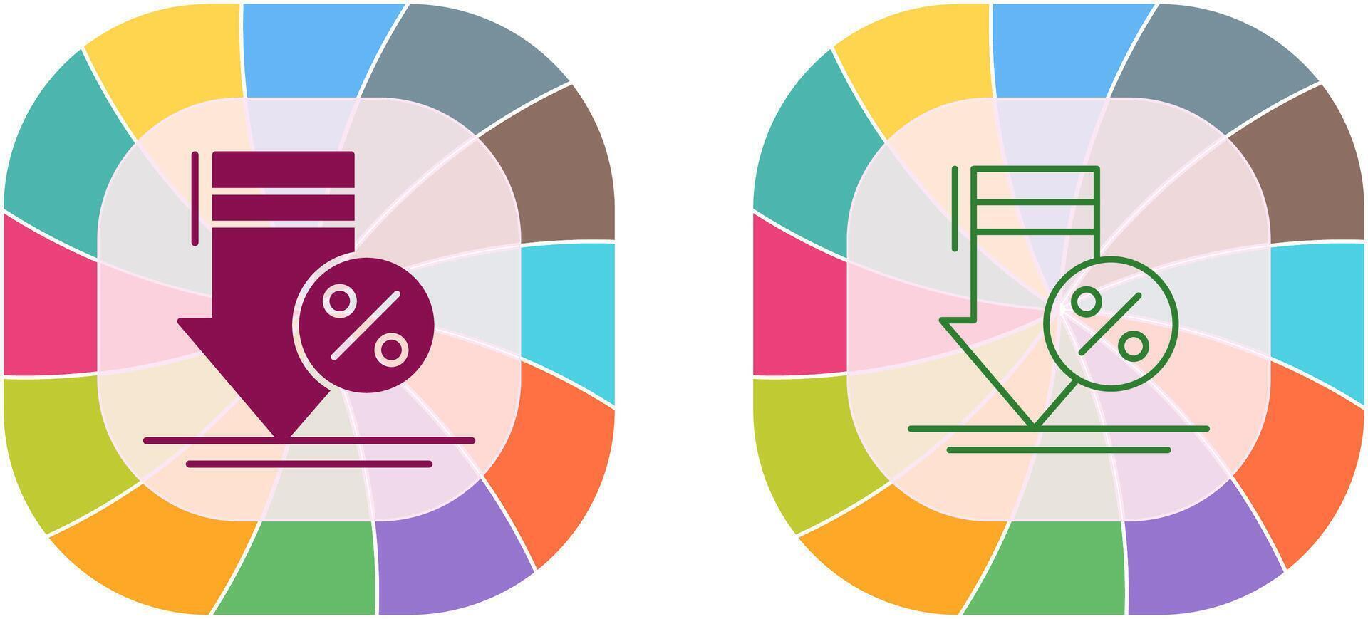 Discount Icon Design vector