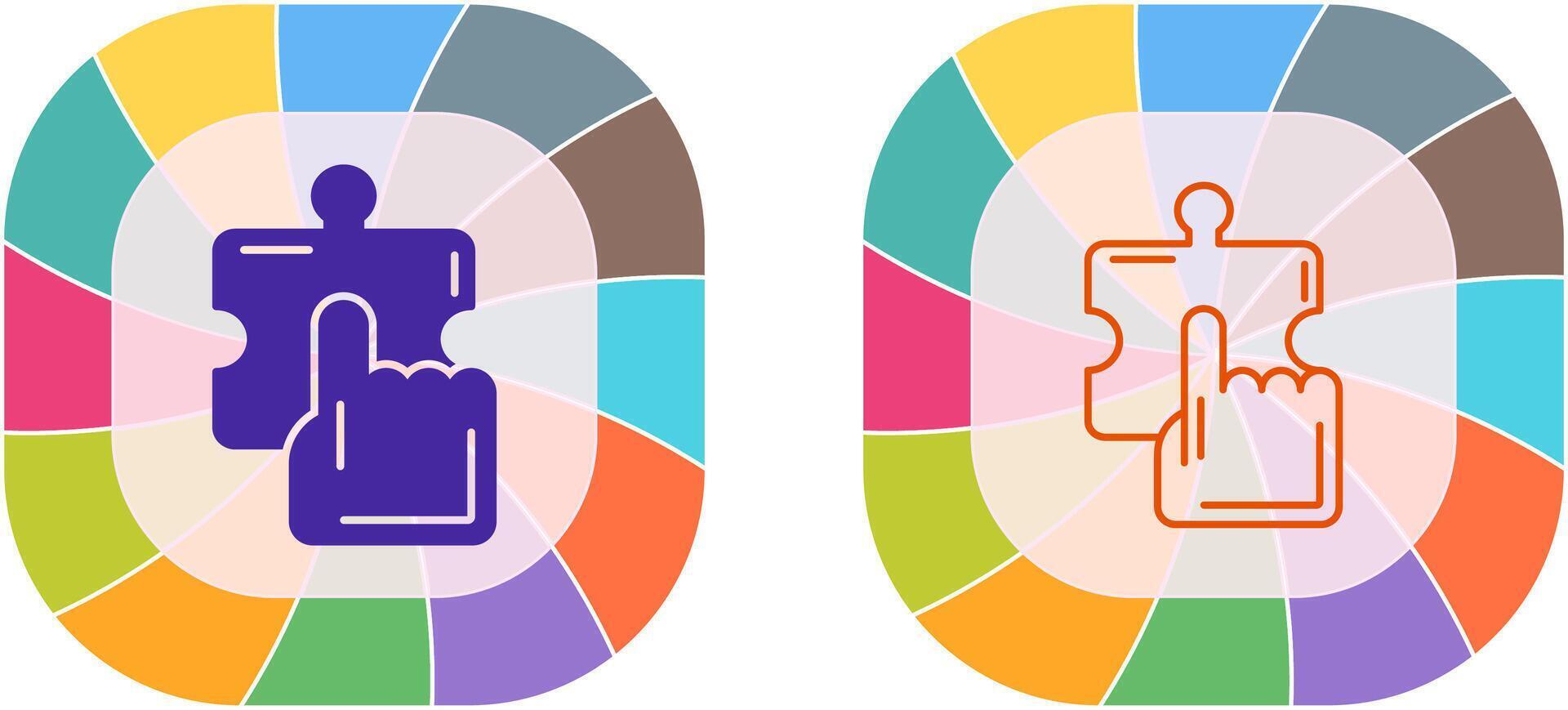 Quick Selection Icon Design vector