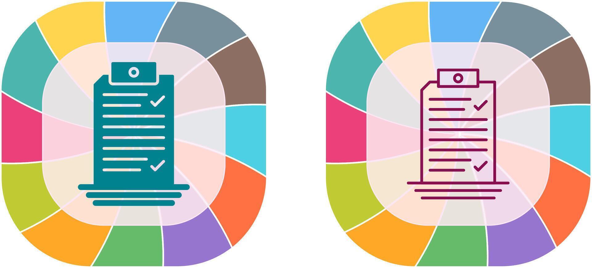 Check List Icon Design vector