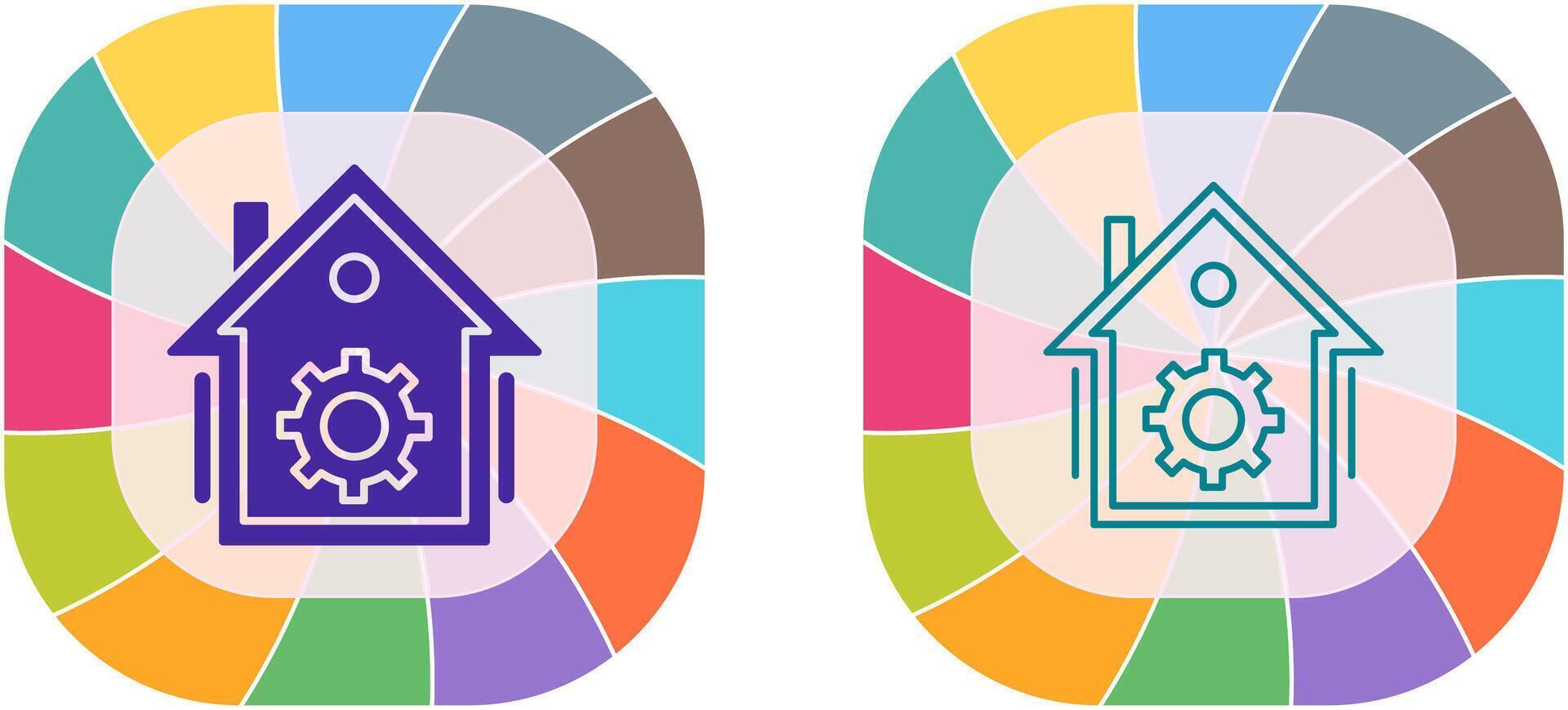 Home Automation Icon Design vector