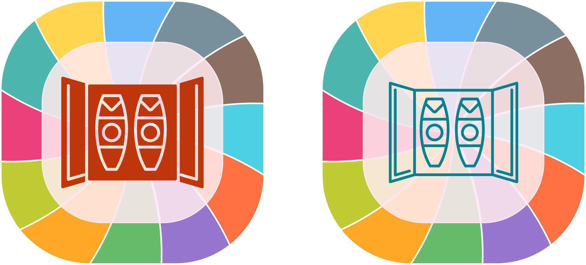 Cigar Box Icon Design vector