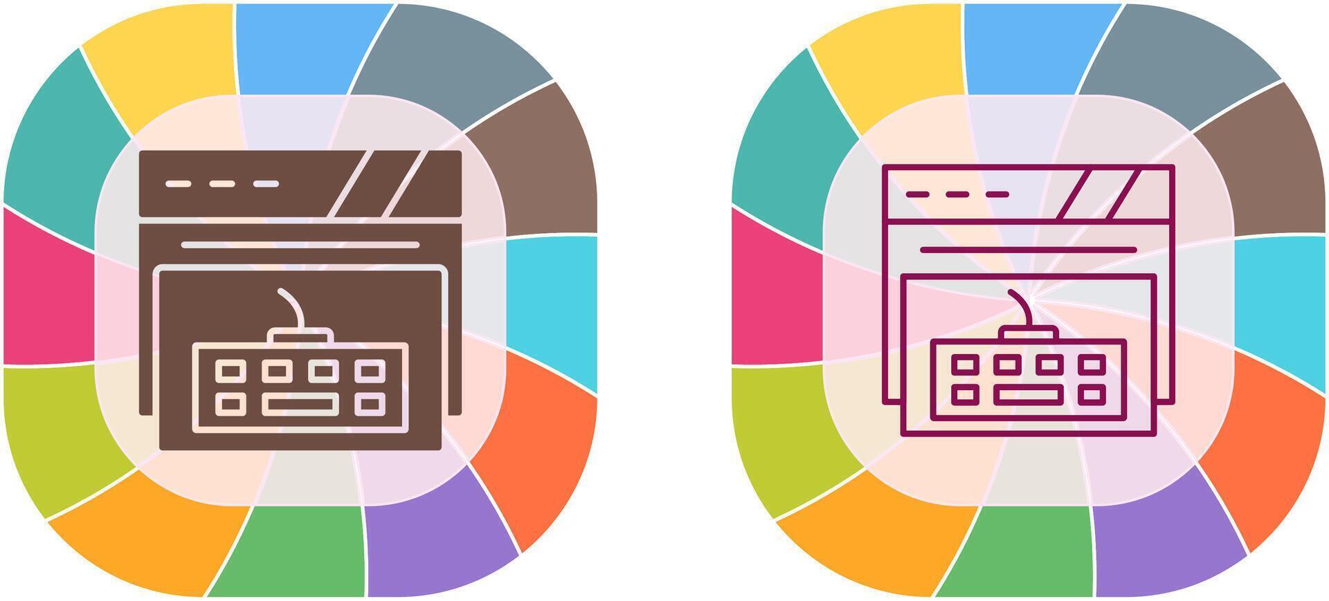 Keyboard Icon Design vector