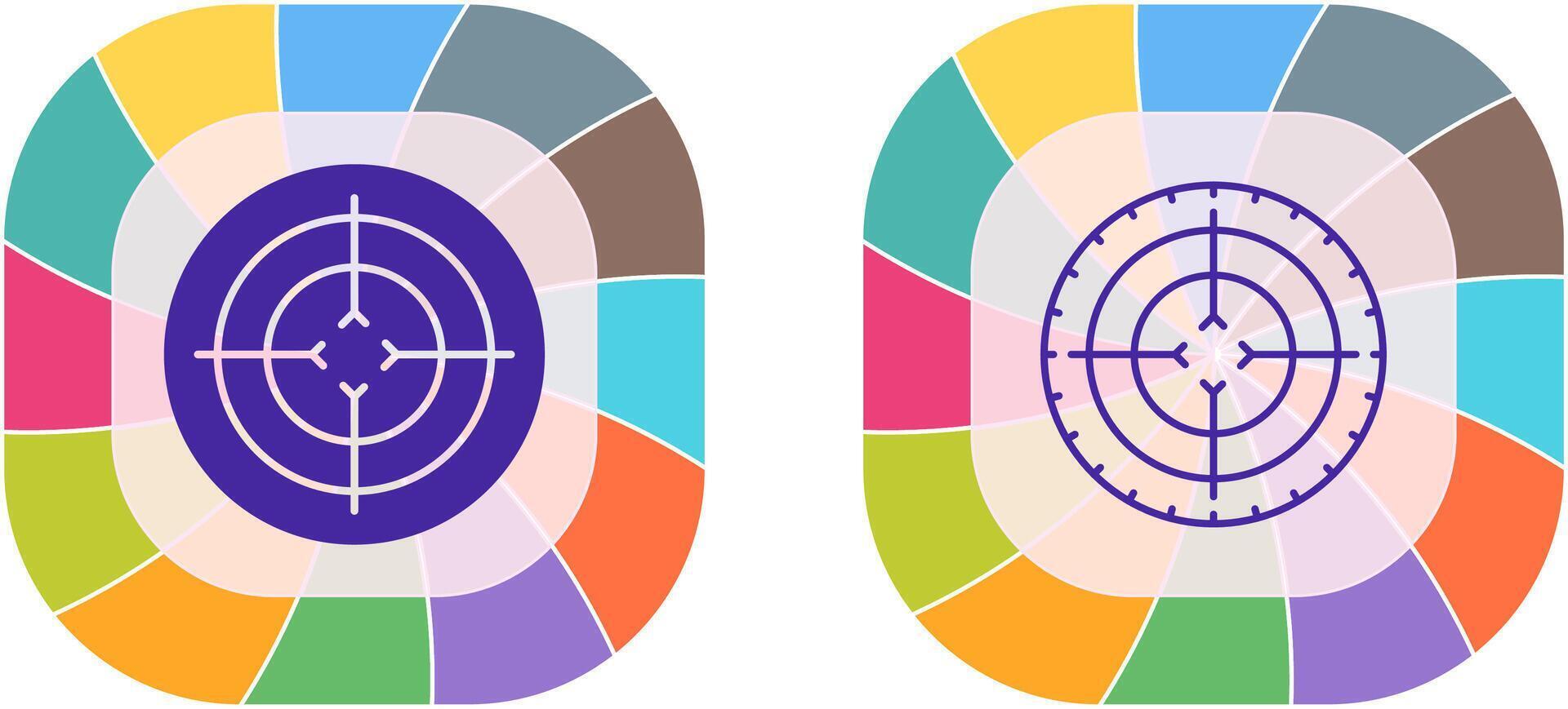Target Icon Design vector