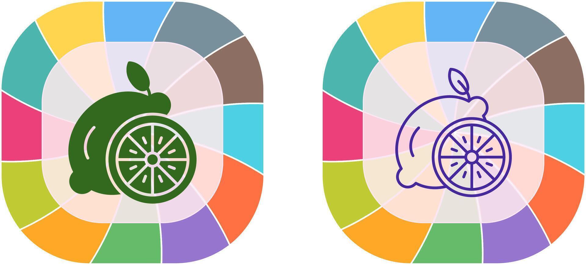 Lemon Icon Design vector