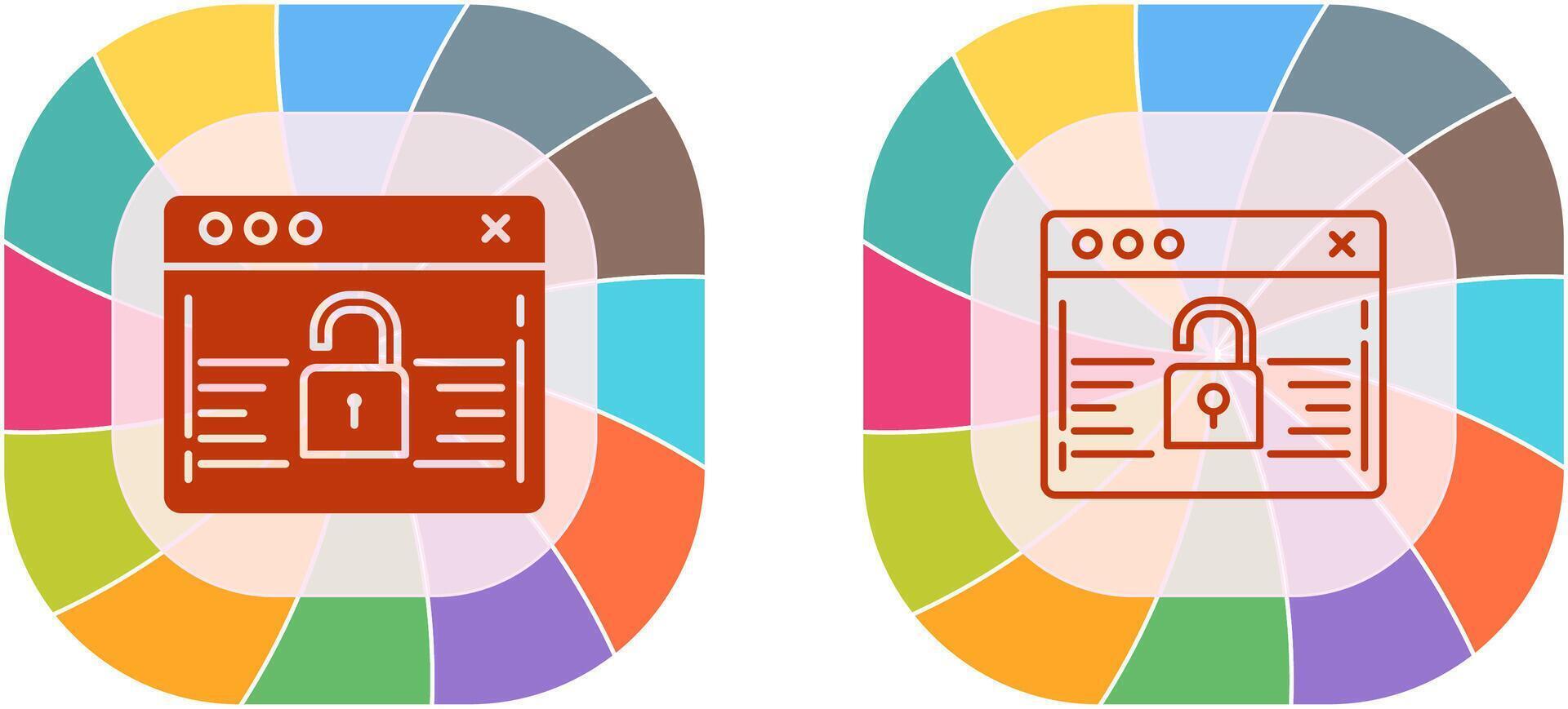 Password Icon Design vector