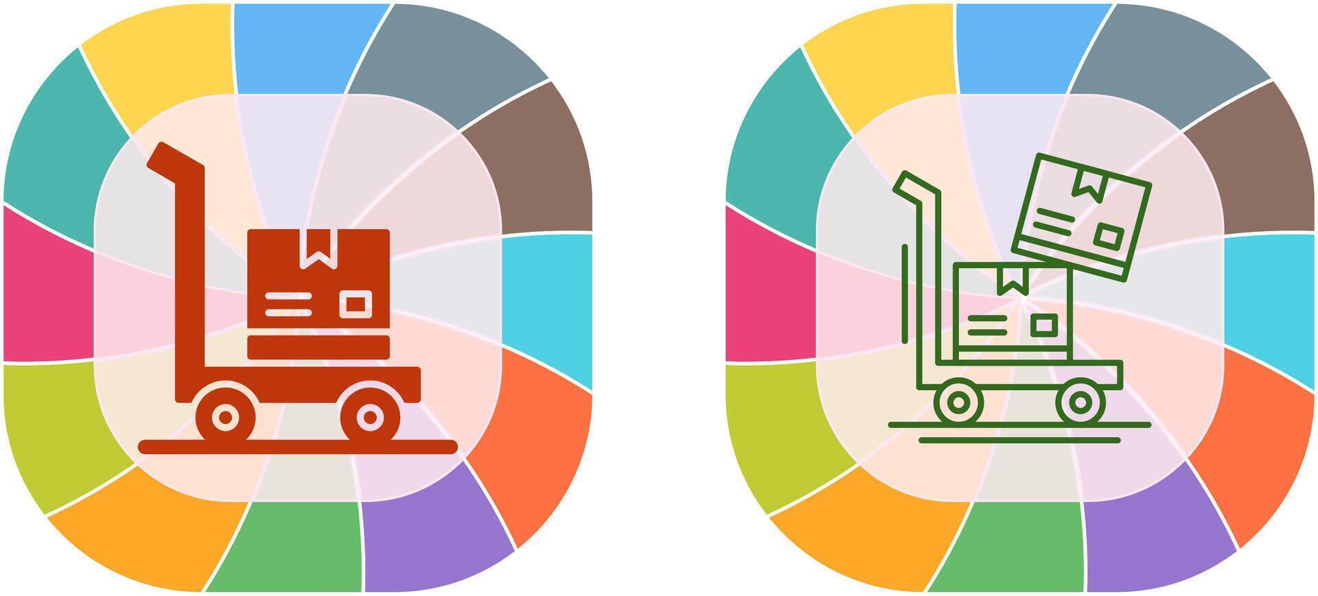 Trolly Icon Design vector