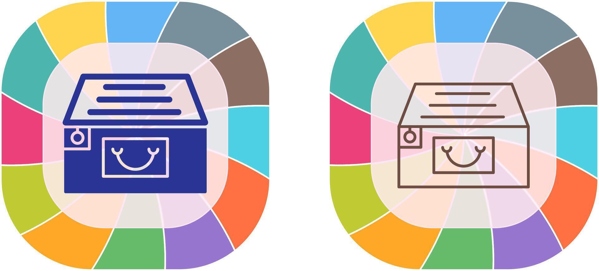 File Cabinet Icon Design vector