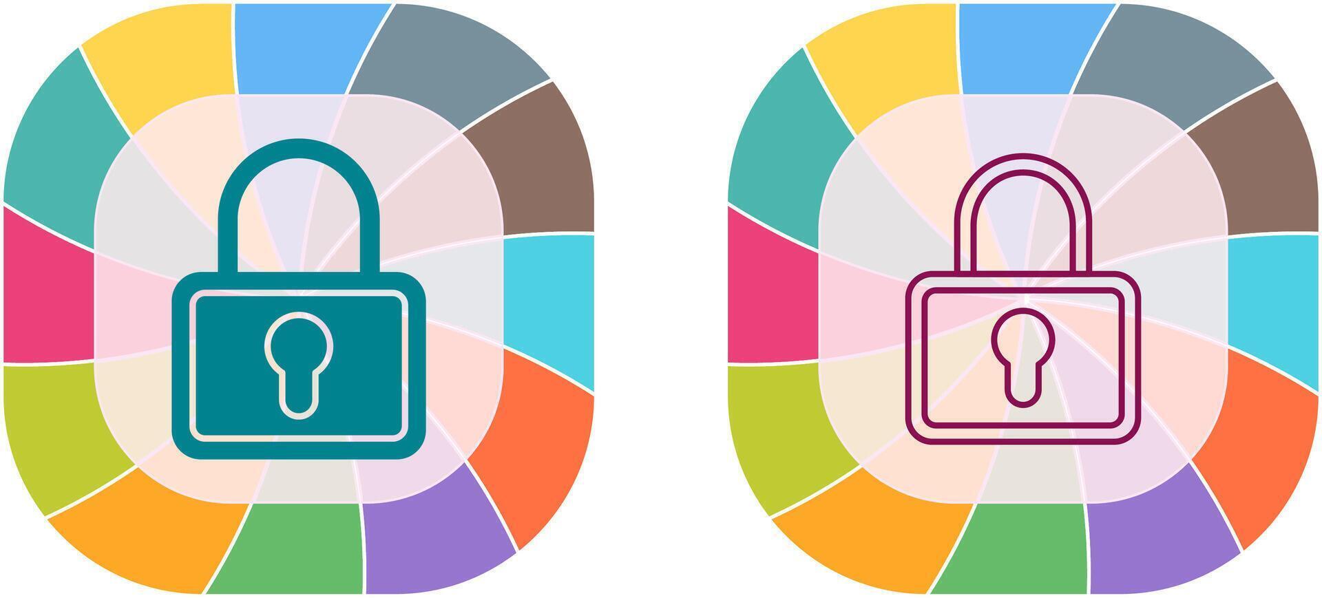 Lock Icon Design vector