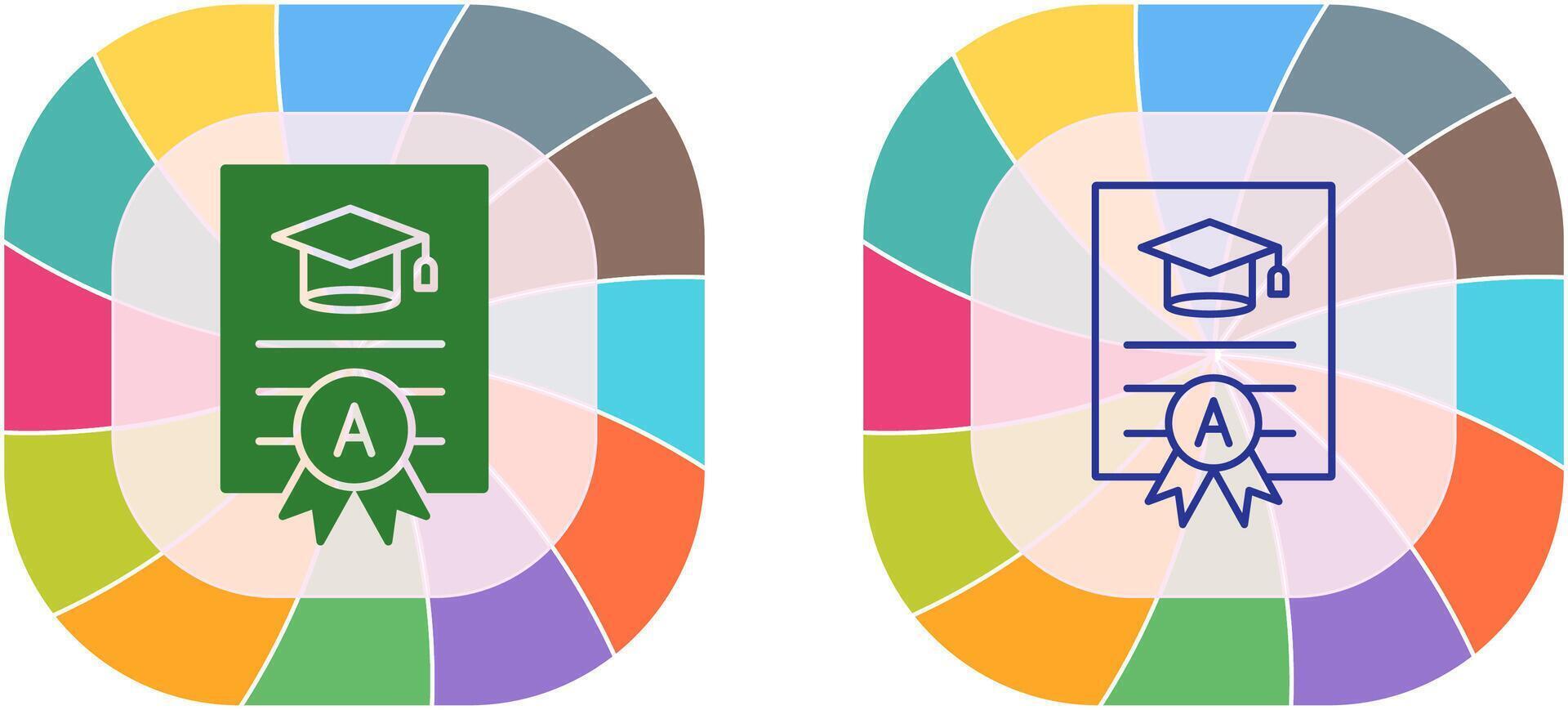 Report Card Icon Design vector