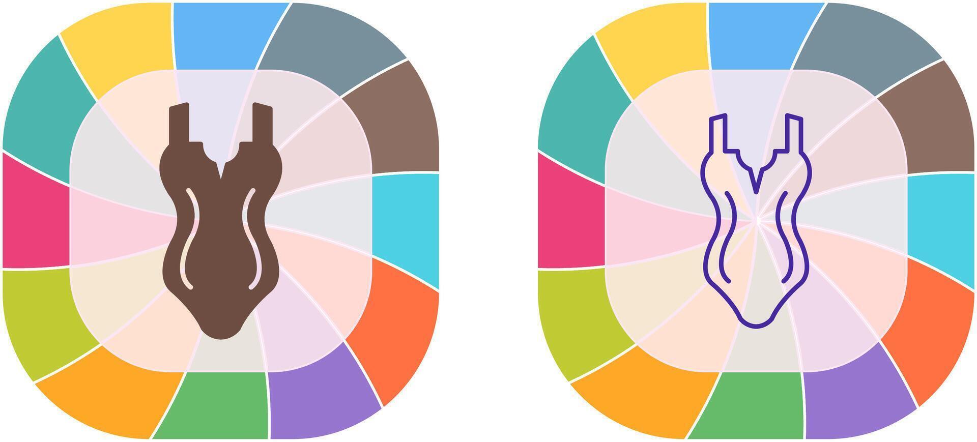 Swim Suit Icon Design vector